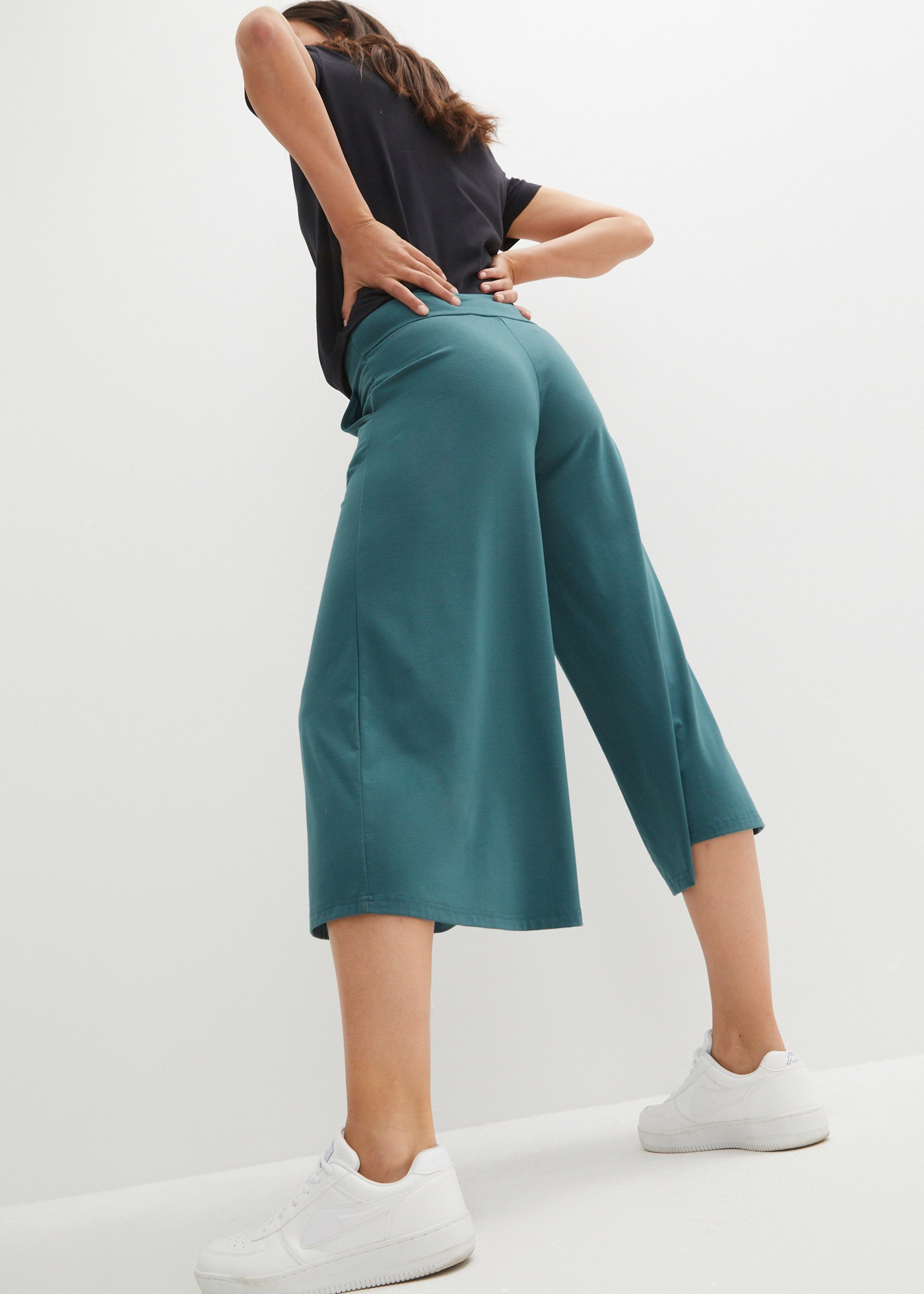 Thumbnail - bonprix Culotte Loungewear Culotte mit weitem Bein