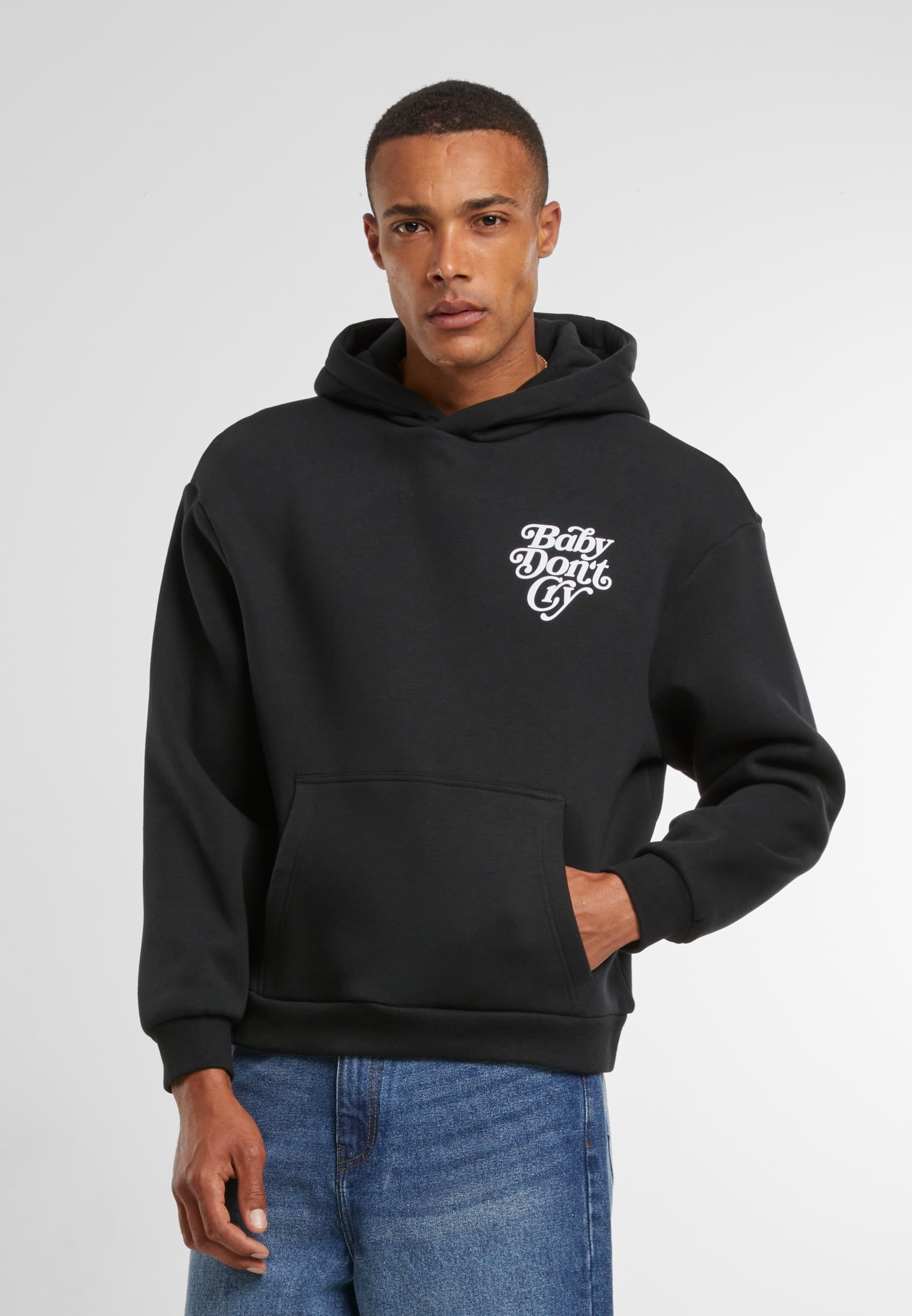 Upscale by Mister Tee Kapuzensweatshirt »Upscale by Mister Tee Baby Don‘t Cry Fluffy Hoody«, (1 tlg.)