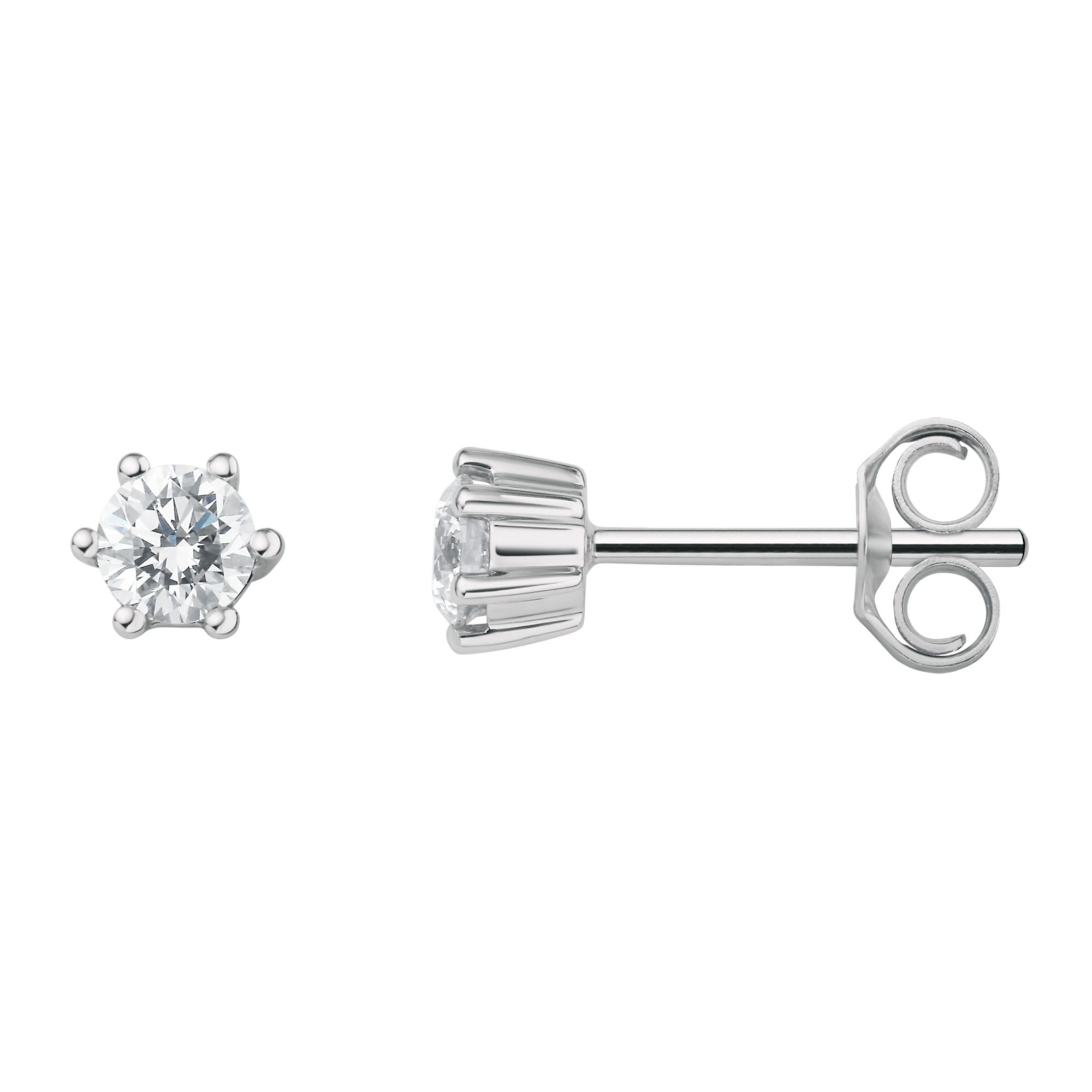 ONE ELEMENT Paar Ohrhänger »0.3 ct Diamant Brillant Ohrringe Ohrstecker«, aus 585 Weißgold – zeitlos schön – für besondere Momente gemacht
