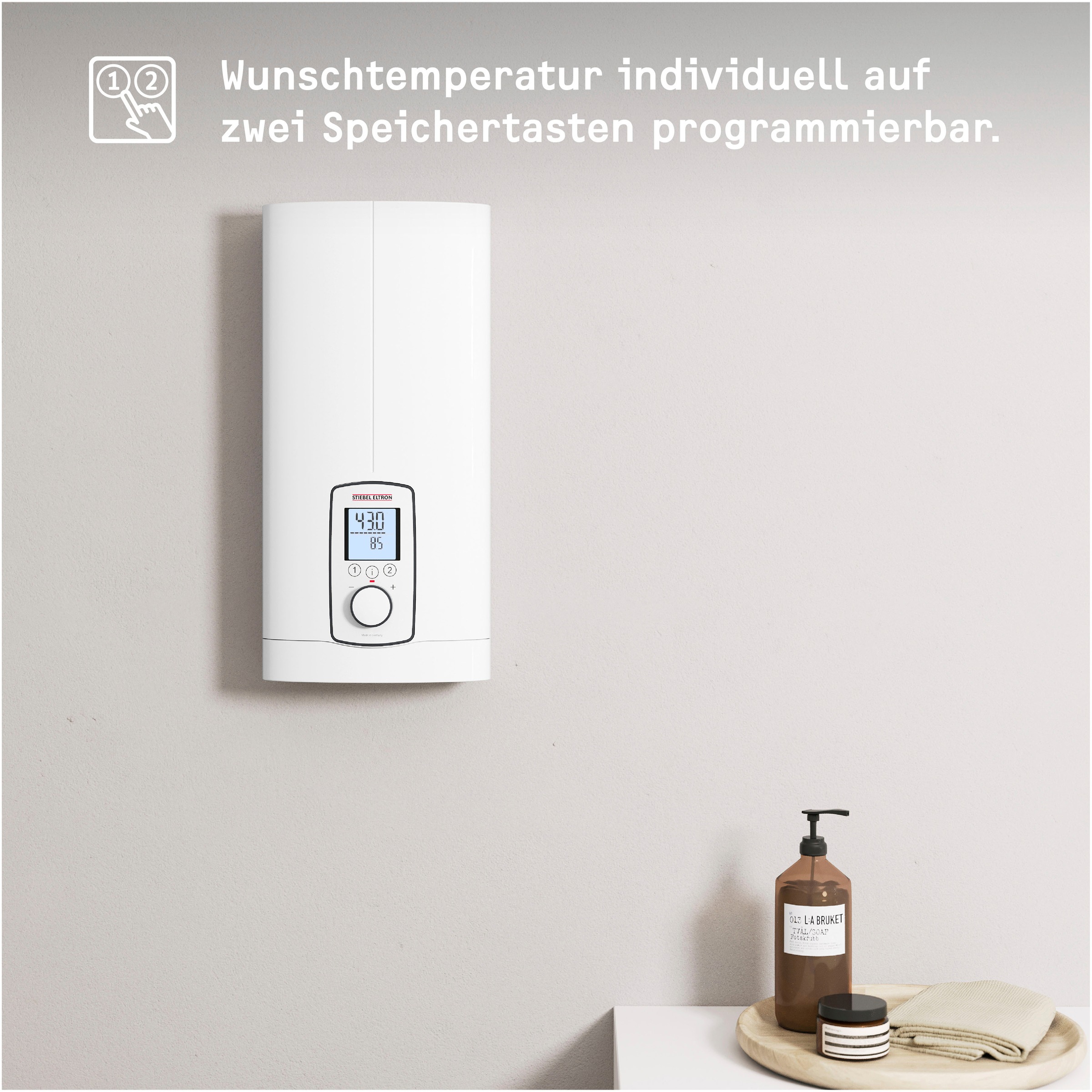 STIEBEL ELTRON Komfort-Durchlauferhitzer "DHE 18/21/24 kW, immer gradgenaue günstig online kaufen