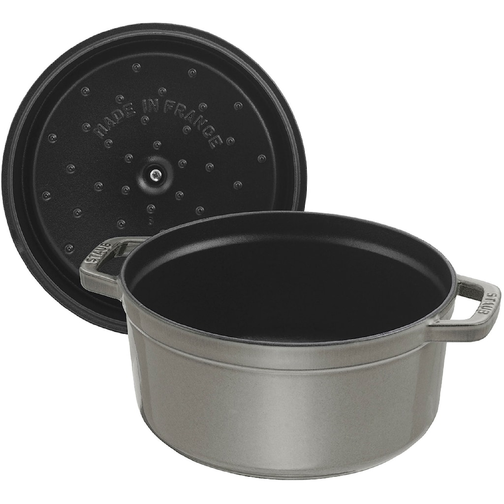 STAUB Bräter »Cocotte«, Gusseisen, (1 tlg.), Gusseisen, rund, robust und langlebig, Induktion