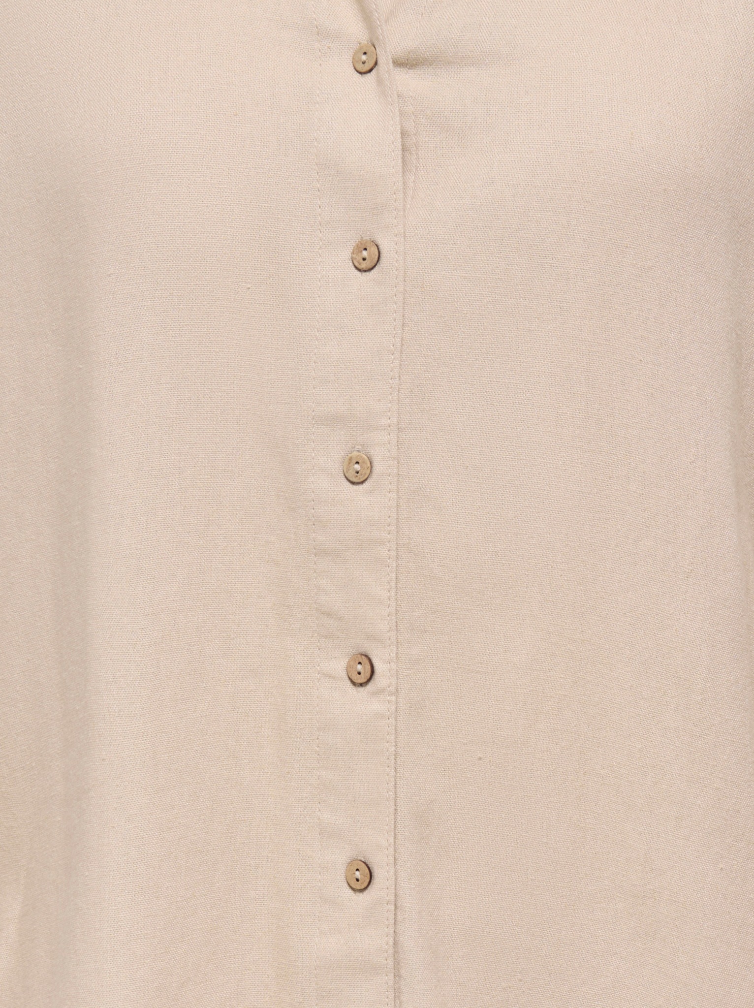 Hemdbluse ONLY "ONLGOA 3/4 STRAP LINEN BL SHIRT CC PNT", Damen, Gr. XS, oxford tan, Web, Obermaterial: 70% Viskose, 30% Leinen, unifarben, loose fit Po-bedeckend, Blusen Hemdbluse, mit Leinen, umschlagbare Manschetten 3