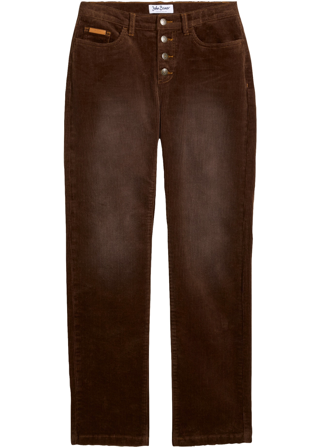 bonprix Cordhose  mit weiter Stretch-Ausführung, weite Form, Regular Fit, im Casual Stil