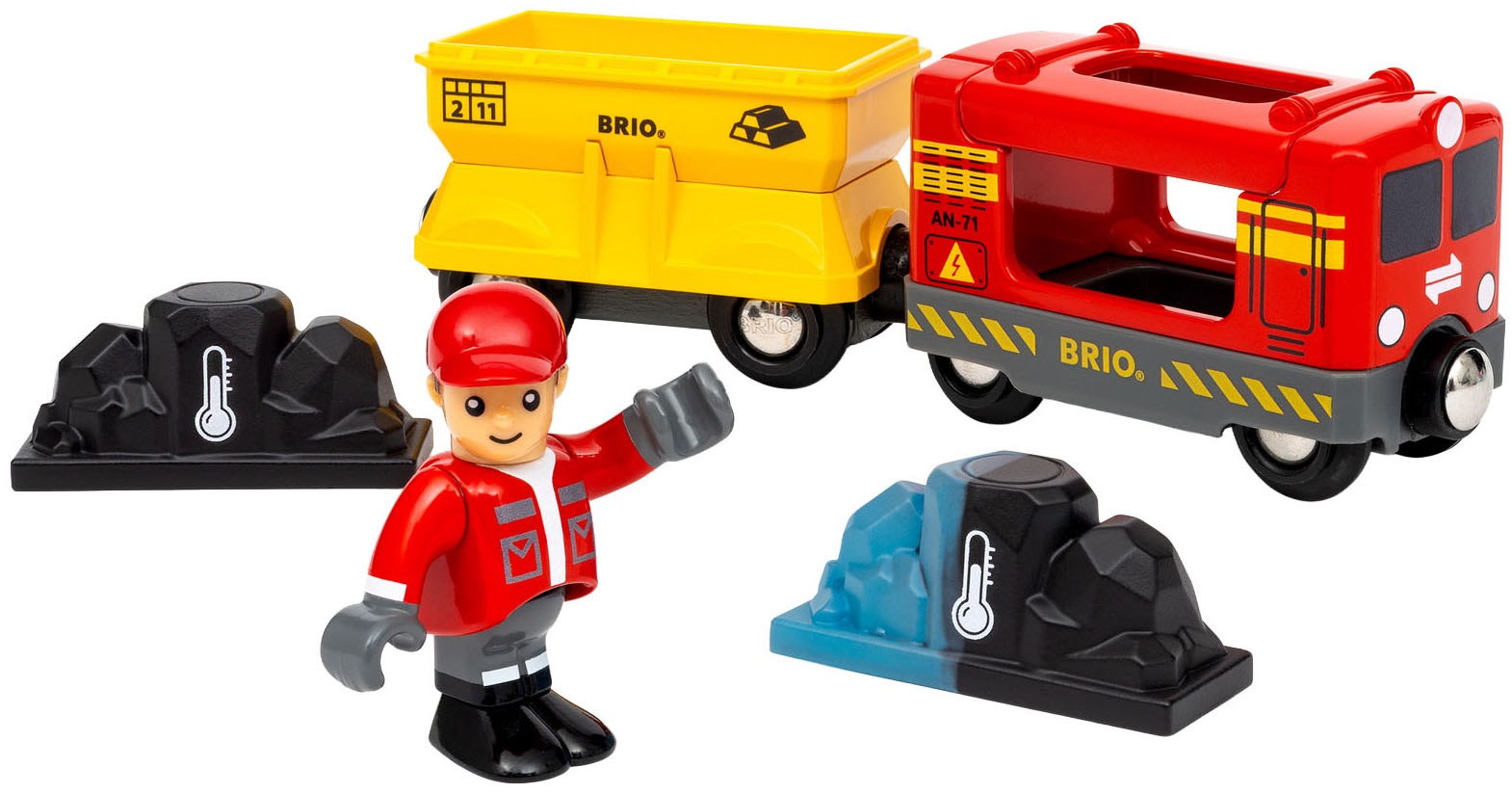 BRIO® Spielzeug-Eisenbahn »BRIO® WORLD, Güterzug«