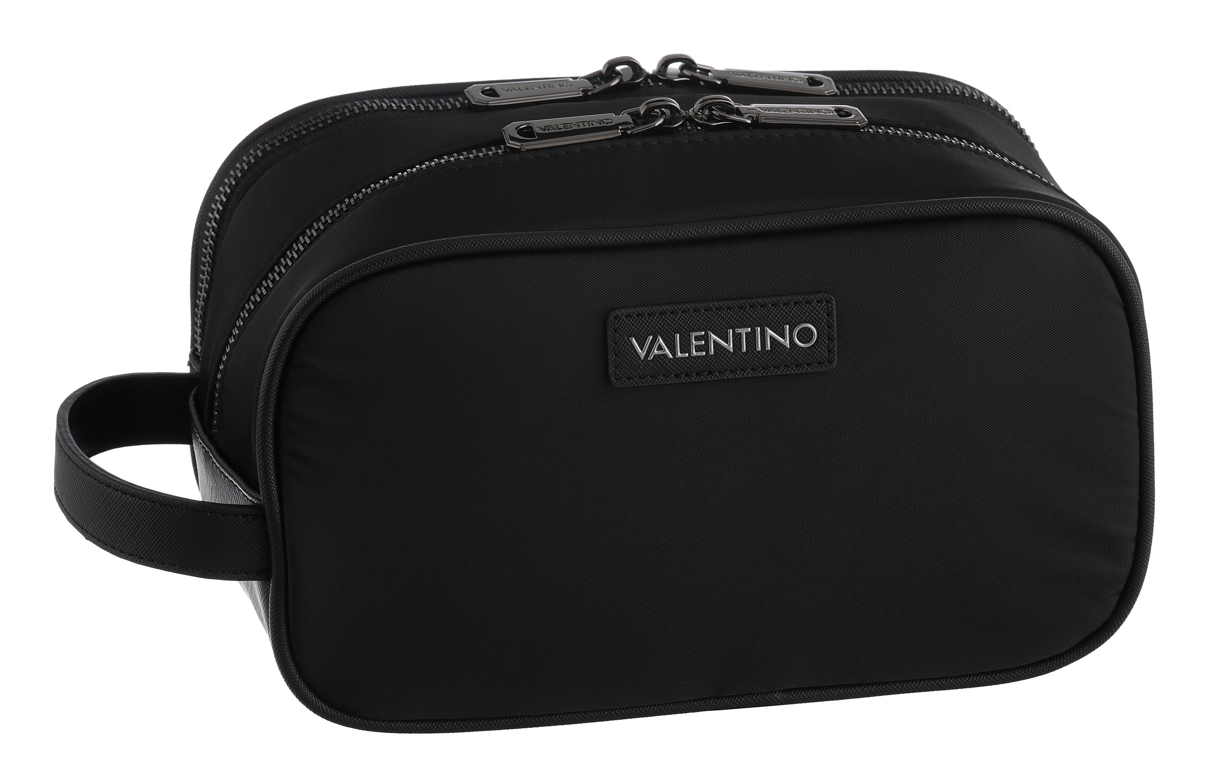 VALENTINO BAGS Kosmetiktasche "SOFT COSMETIC CASE NERO", Kulturbeutel Beautycase Kosmetikbeutel