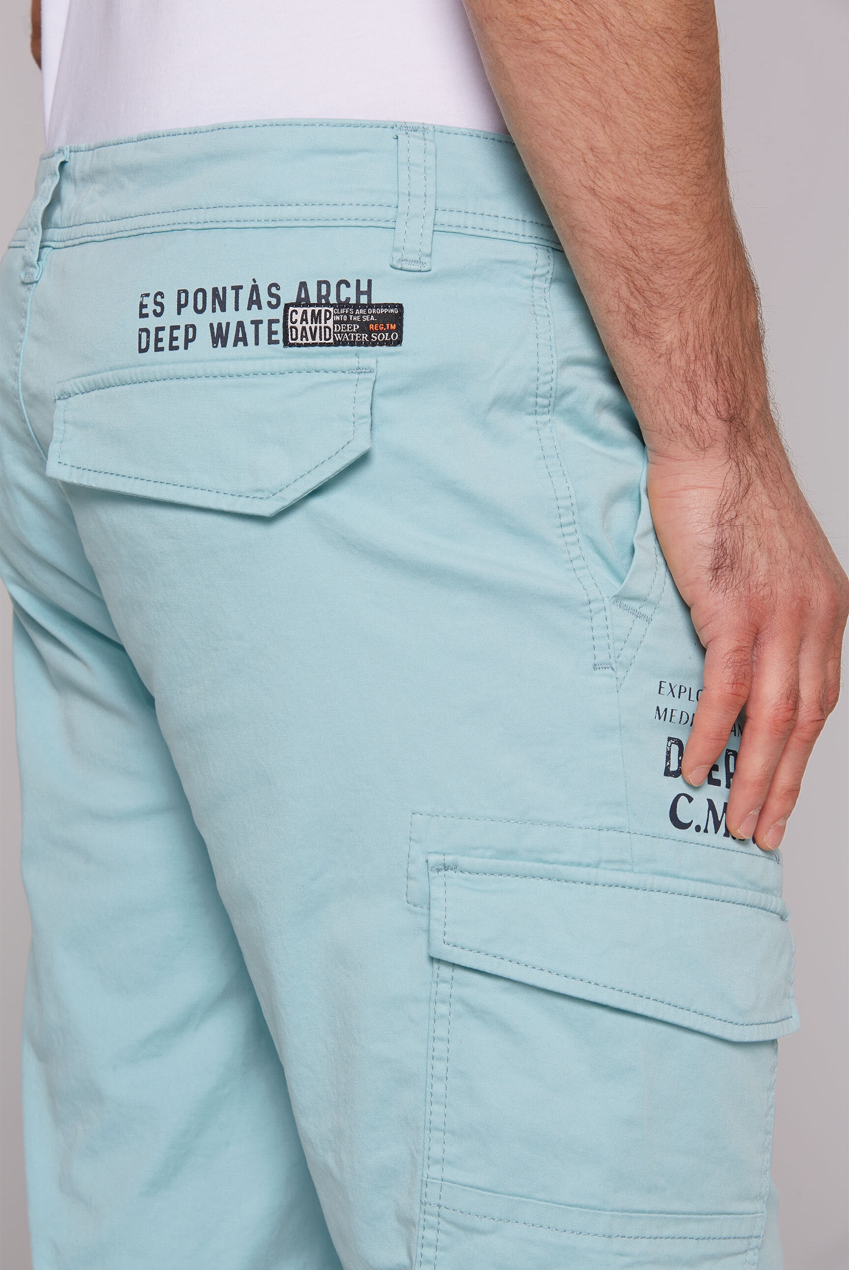 CAMP DAVID Cargoshorts, mit Gesäßtaschen