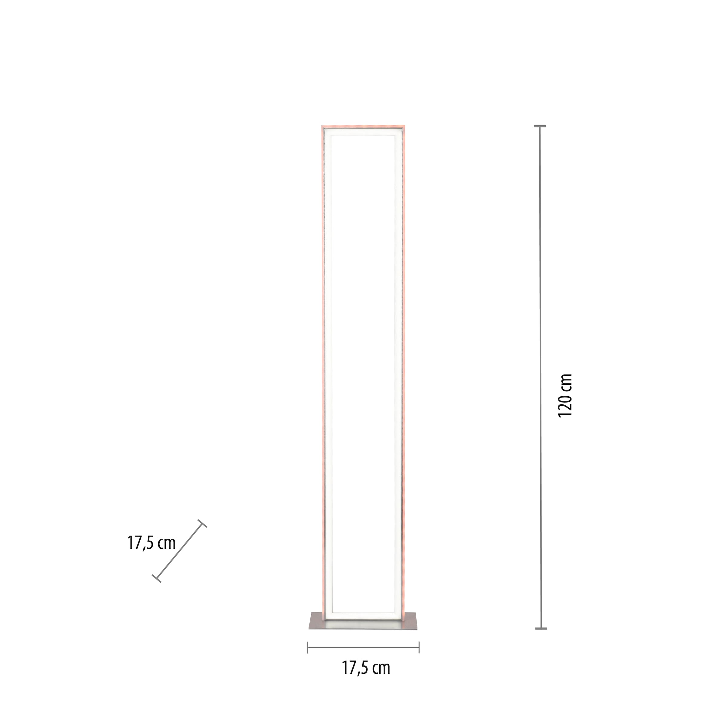 JUST LIGHT Stehlampe »FELIX60«, 2 flammig, Leuchtmittel LED-Board-LED-Board | LED fest integriert-LED fest integriert, LED, CCT - über Fernbedienung, RGB-Rainbow, Infrarot inkl.,Schalter