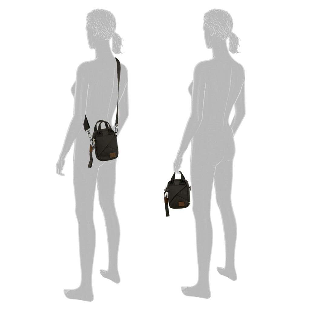 Thumbnail - camel active Handytasche "Aurum" aus recyceltem Polyester in Nylonstruktur, leicht & mit feinen Details