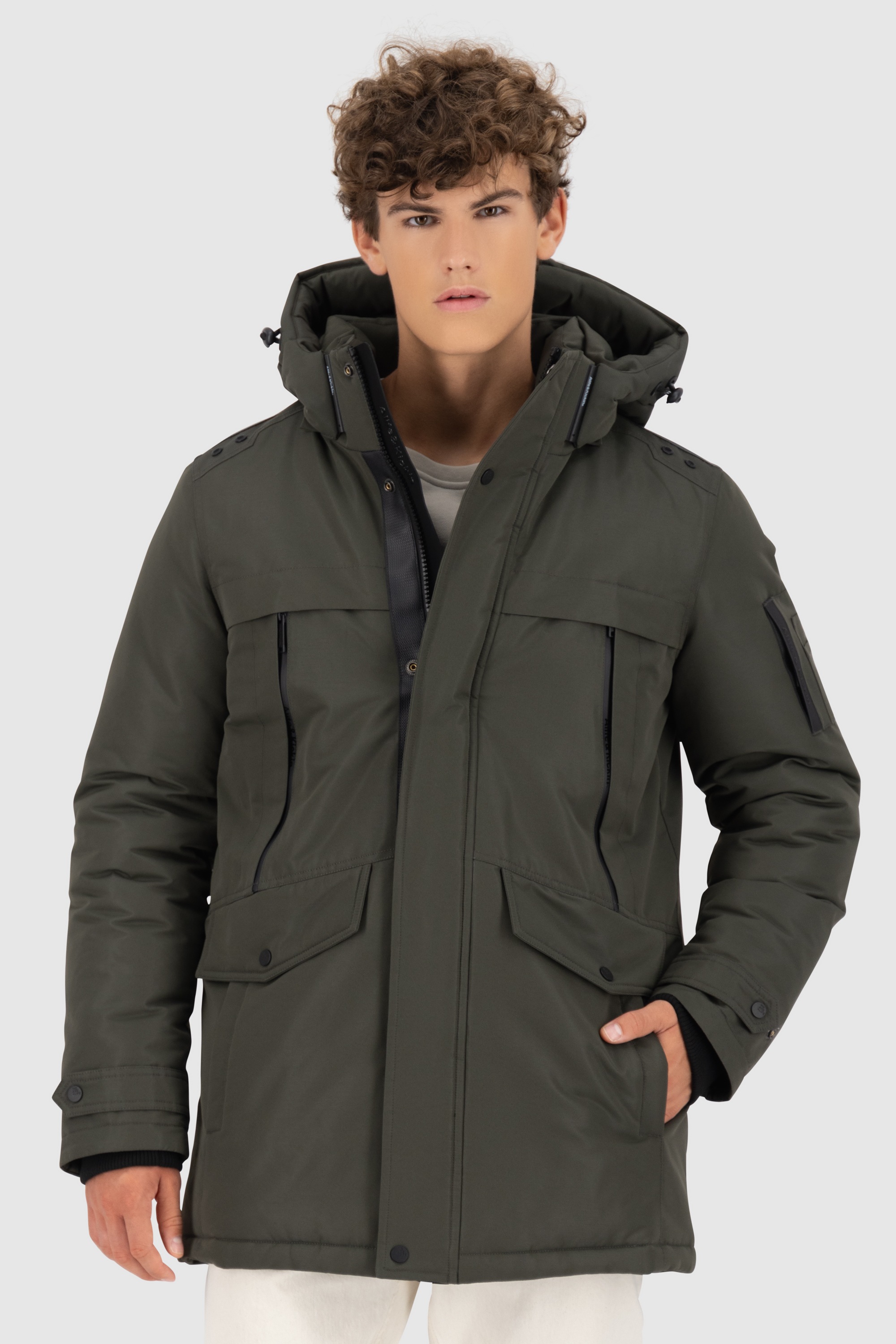 Alife & Kickin Winterjacke »Herren GeoffAK A«, mit Kapuze, Warm gefütterte Jacke mit abnehmbarer Kapuze