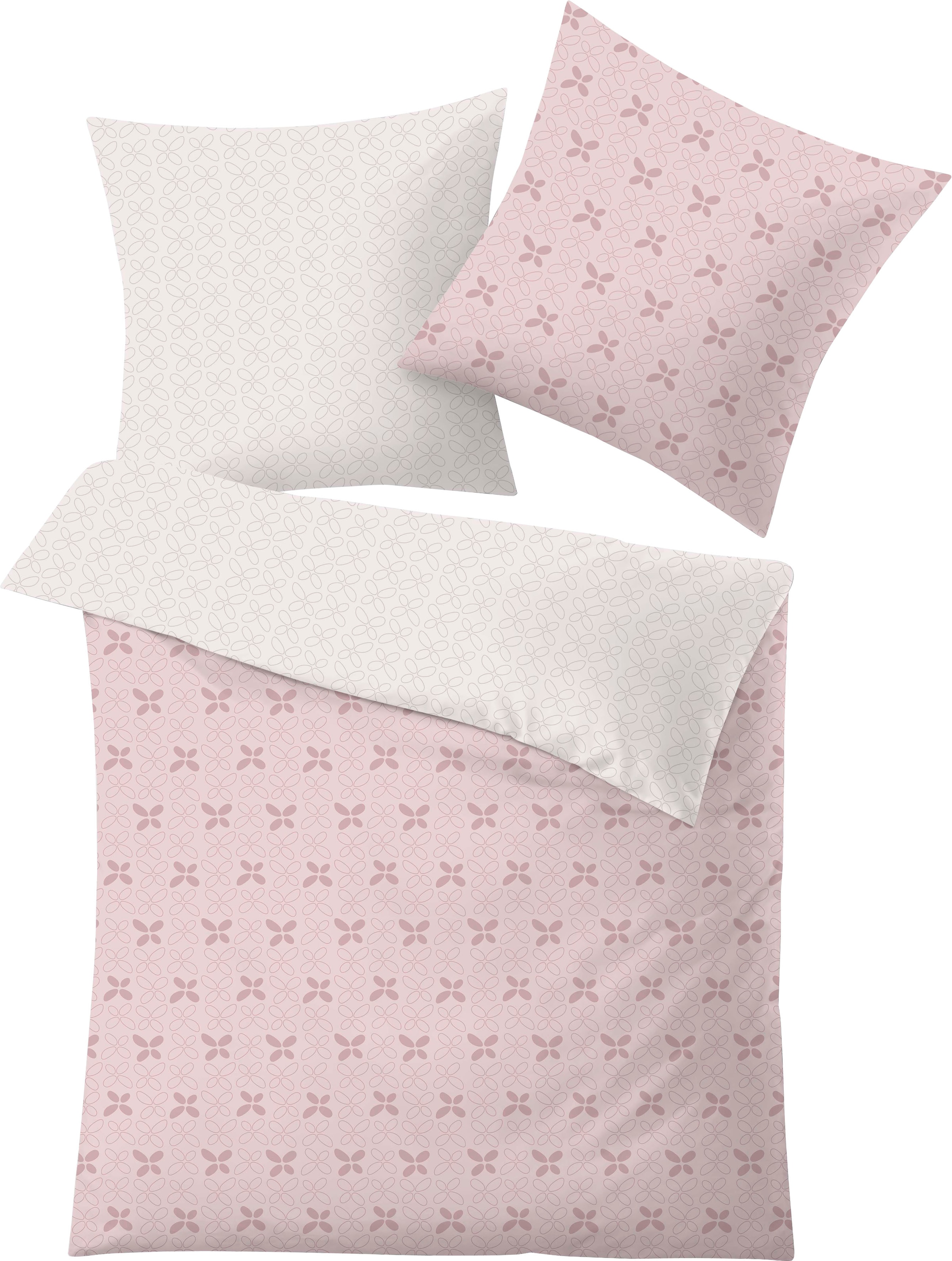 Kleine Wolke Bettwäsche "Lucy" 2 Stk. tlg. mit modernen Blüten günstig online kaufen