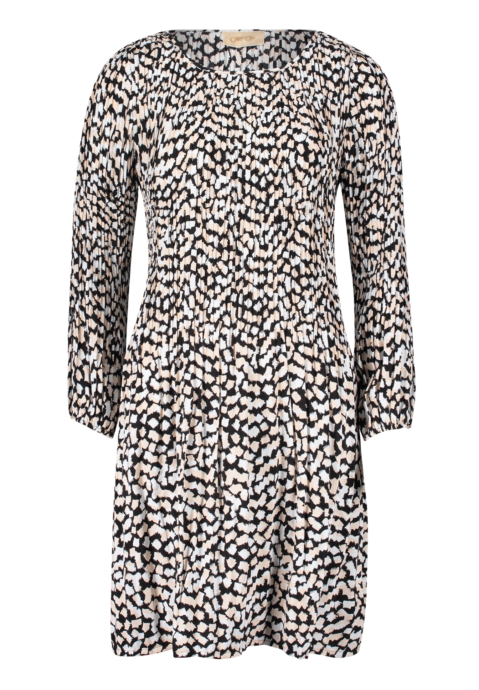 Cartoon Plisseekleid "Cartoon Damen Plisseekleid mit Muster", Design günstig online kaufen