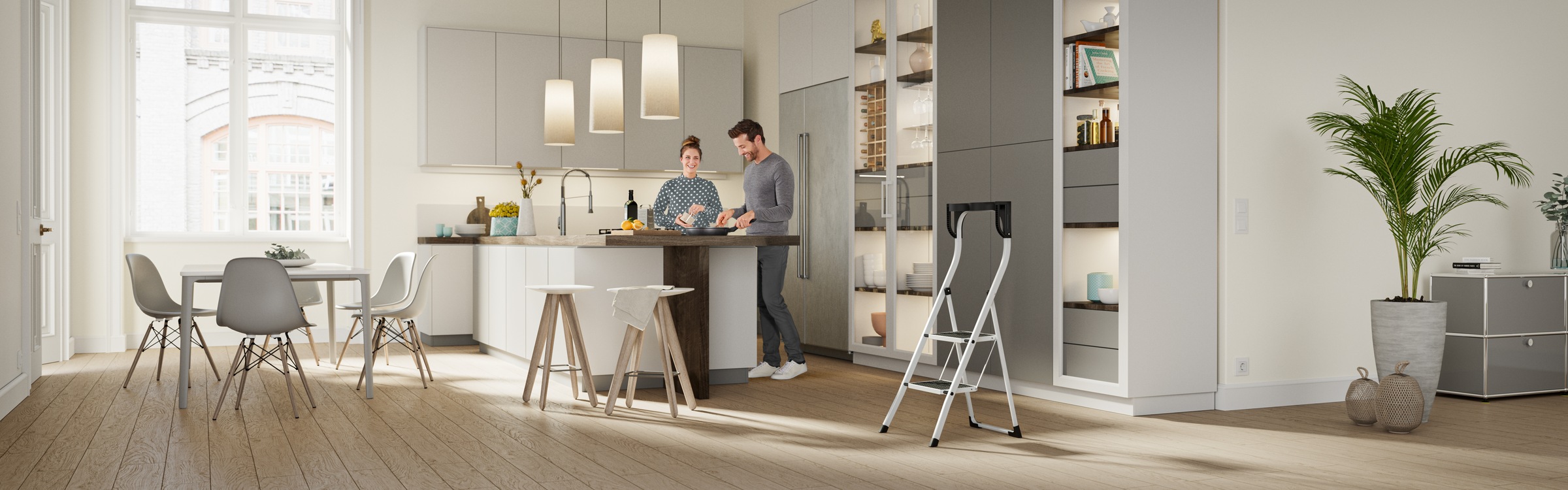 Hailo Trittleiter "ComfortLine" belastbar bis 150 kg günstig online kaufen