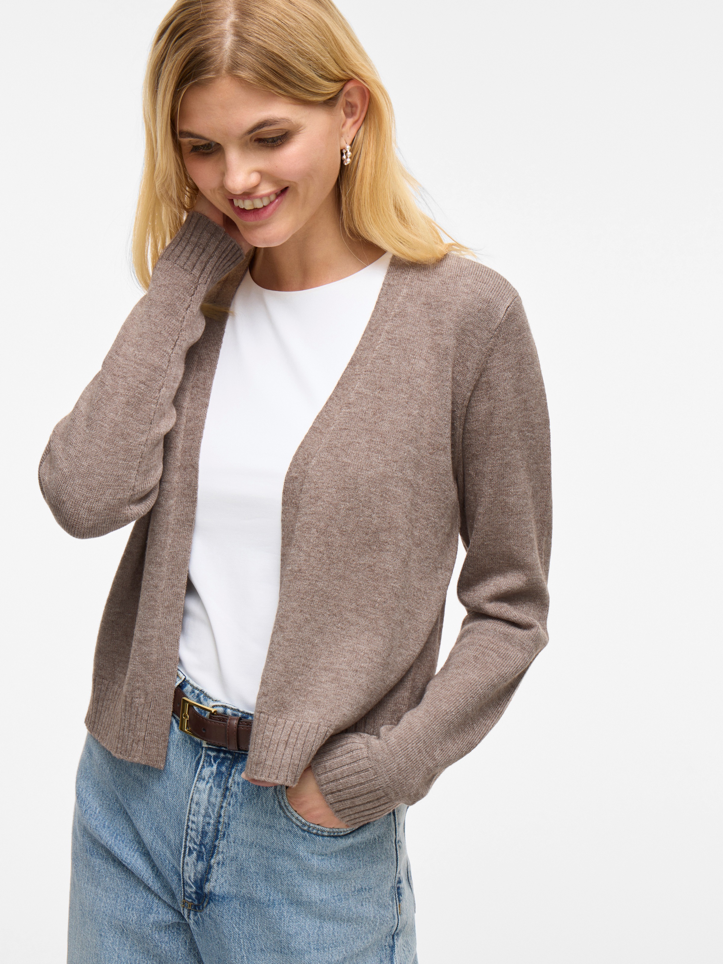 Vila Cardigan "VIRIL SHORT L/S KNIT CARDIGAN-NOOS" günstig online kaufen
