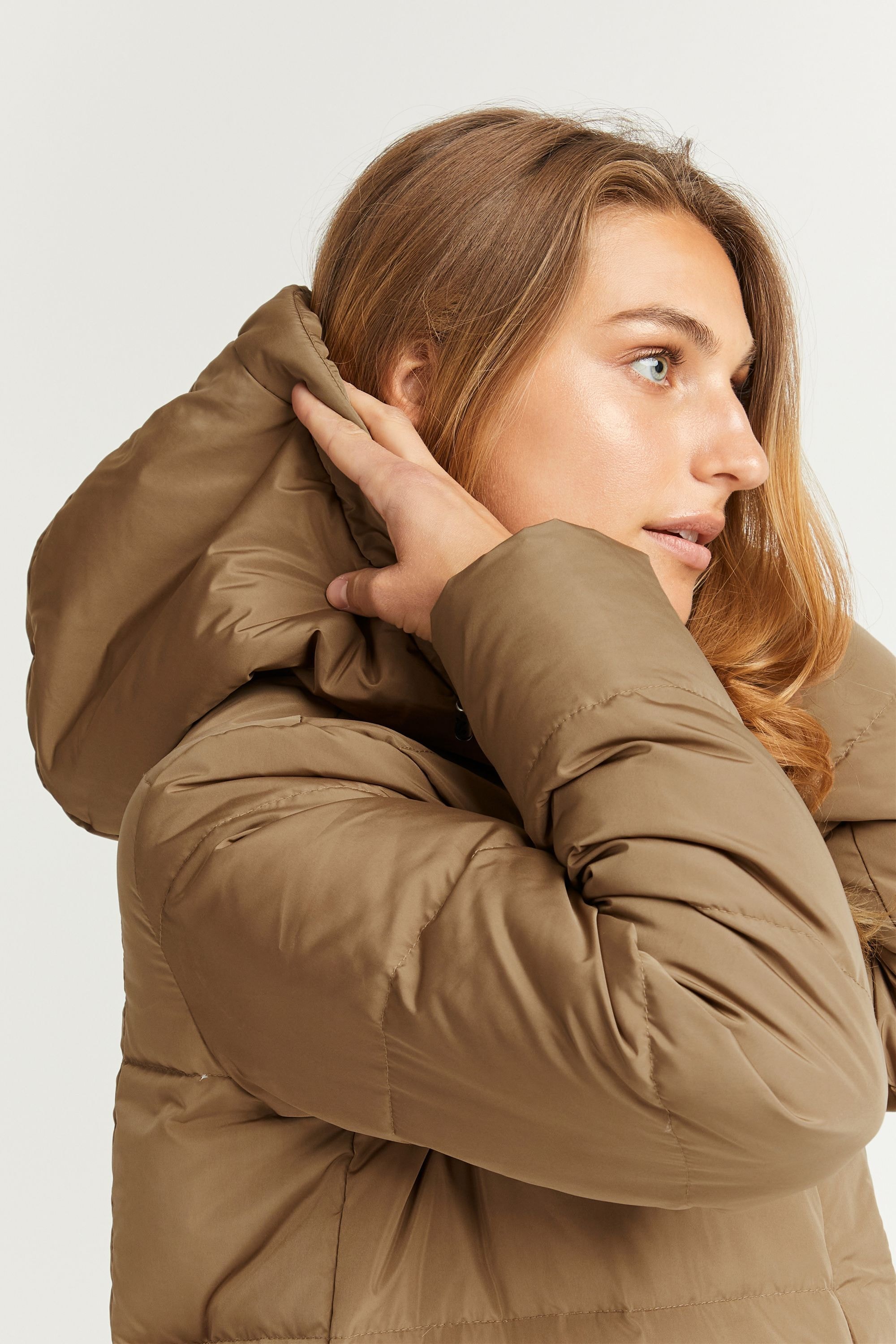 fransa Steppjacke »Steppjacke FRBella«, mit Kapuze