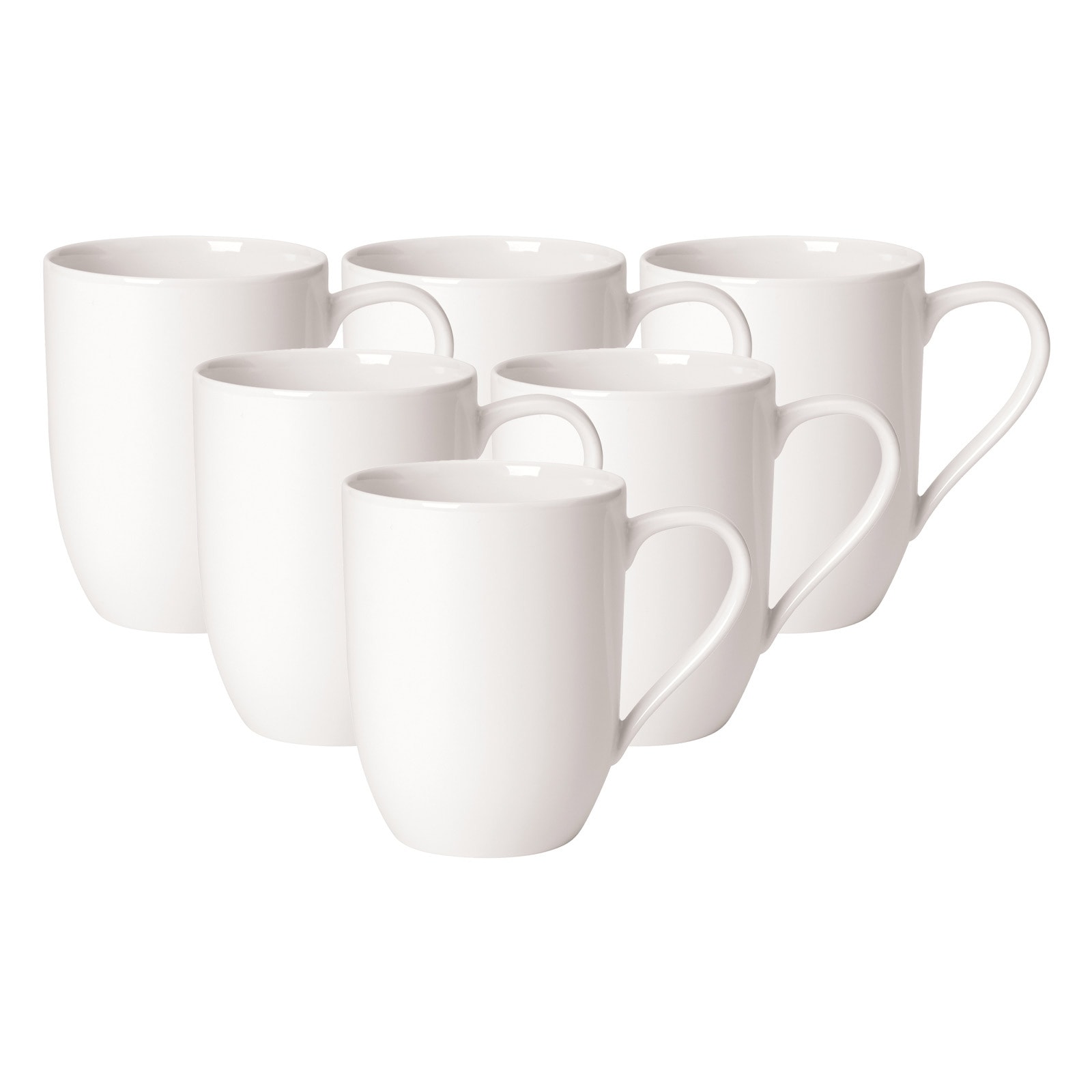 Villeroy & Boch Becher "Kaffeebecher For Me 290 ml 6er Set weiß" günstig online kaufen