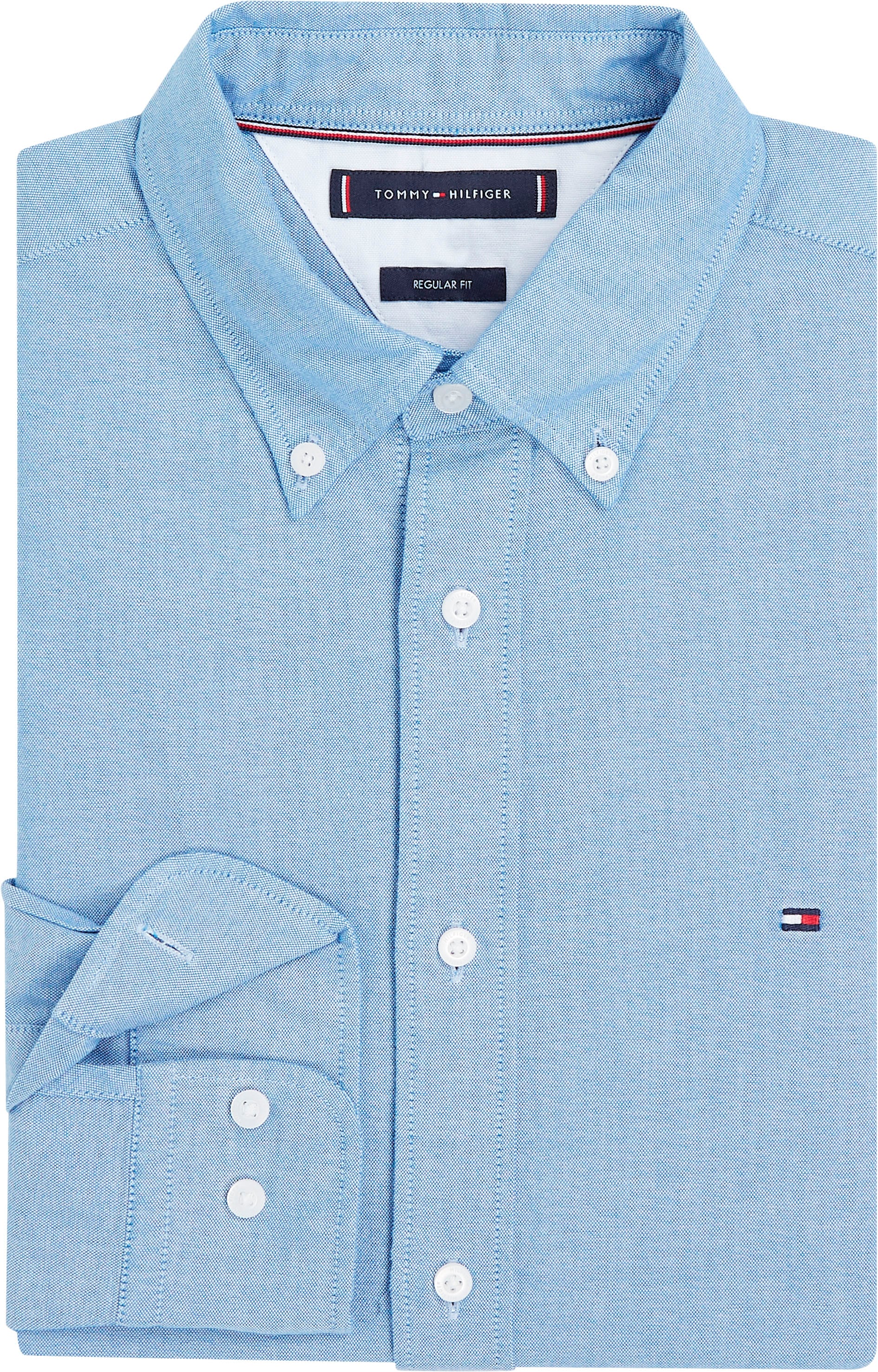 Tommy Hilfiger Langarmhemd »SOLID HERITAGE OXFORD RF SHIRT«
