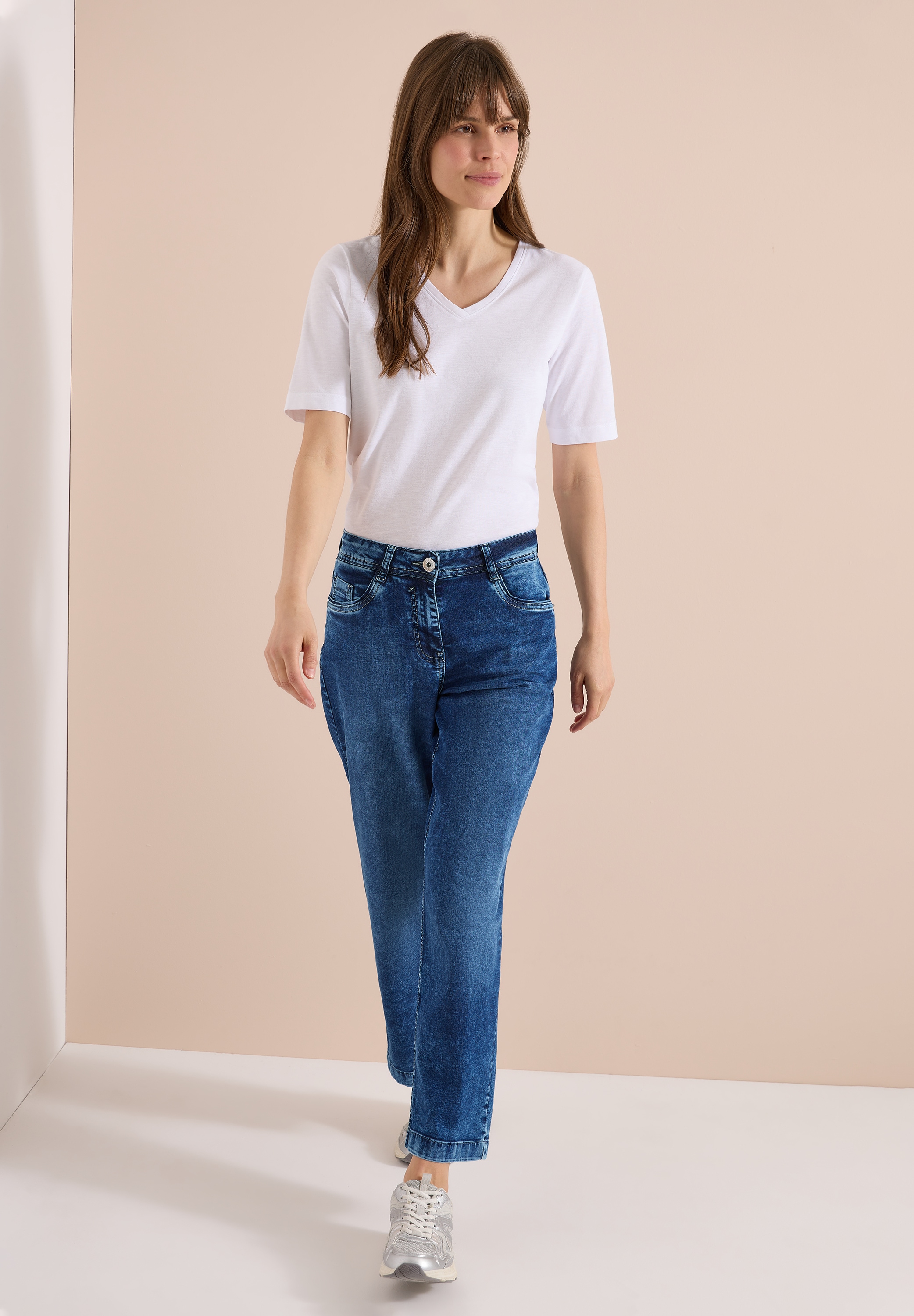 Cecil Loose-fit-Jeans High Waist