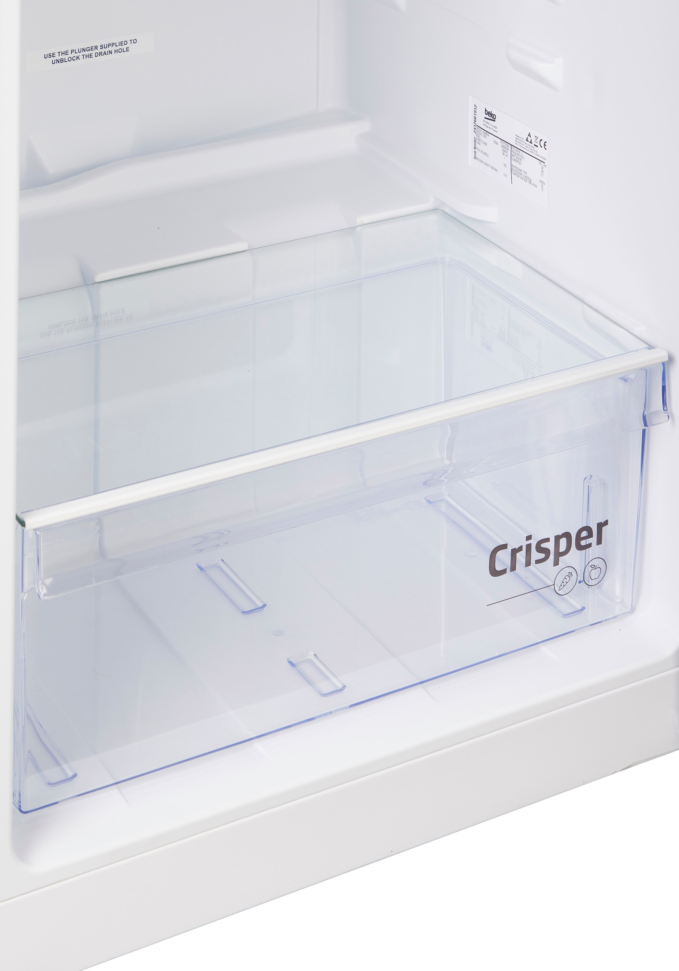 BEKO Top Freezer »RDSA240K40SN 7519720068« 146,5 cm hoch 54 cm breit