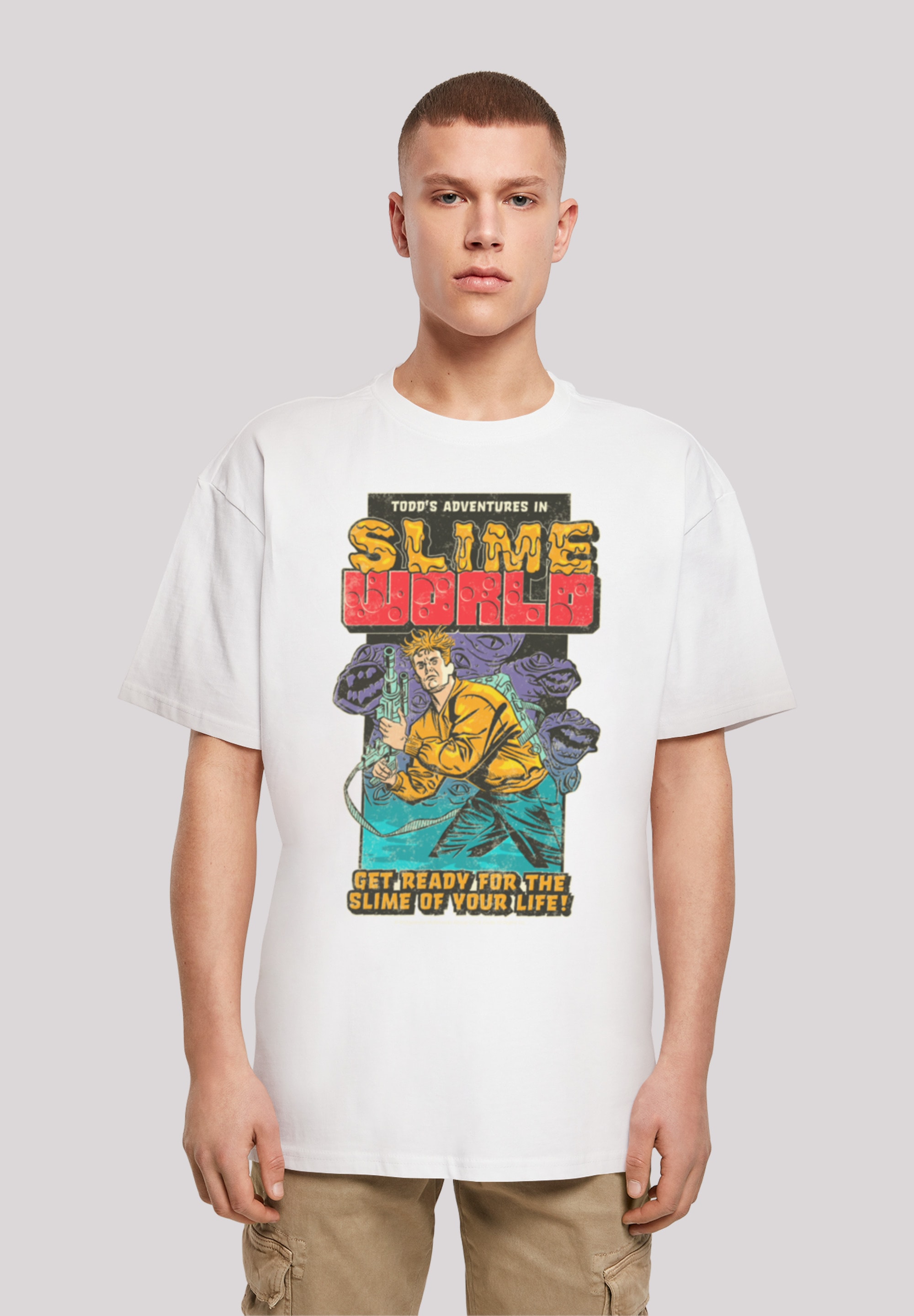 F4NT4STIC T-Shirt "Retro Gaming Todds Adventures In SlimeWorld", Print günstig online kaufen