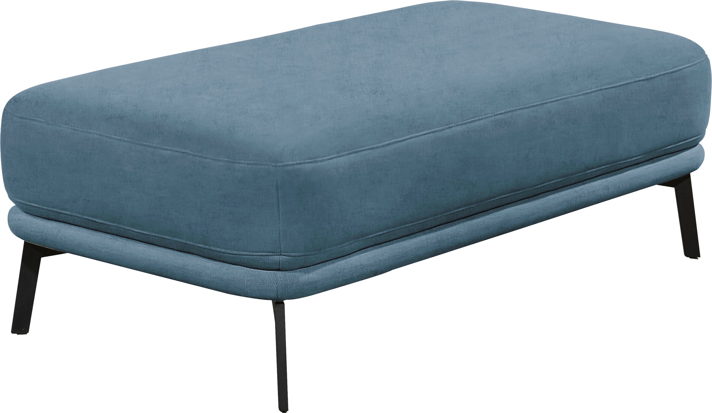 SCHÖNER WOHNEN-Kollektion Hockerbank »Pearl - 5 Jahre Hersteller-Garantie, auch in Bouclé« Passend zur Serie Pearl, Füße Metall, B/T/H:  125/70/45 cm