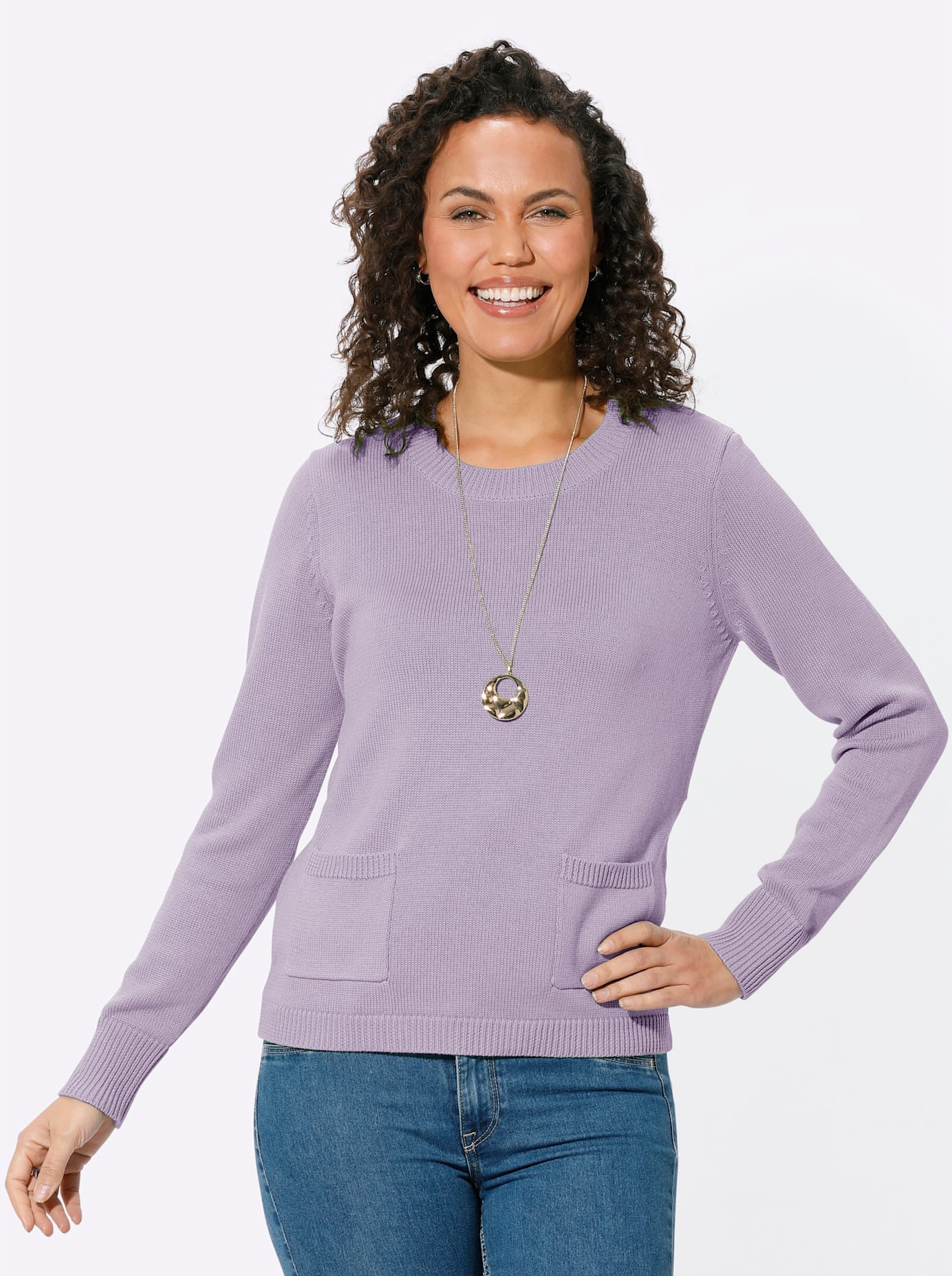 Casual Looks Rundhalspullover »Pullover«
