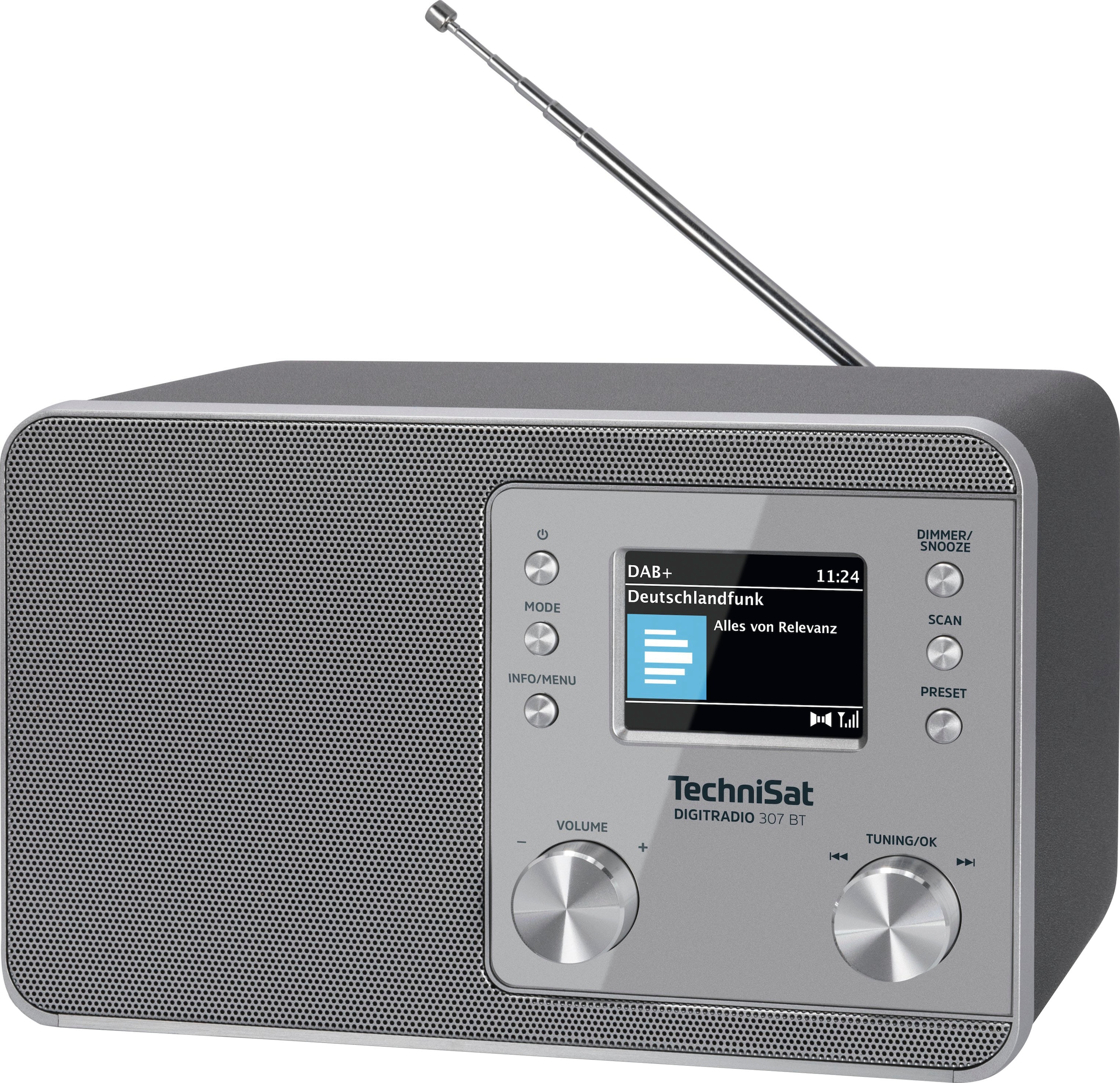 TechniSat Radio »DIGITRADIO 307 BT«, (Bluetooth Digitalradio (DAB+)-UKW mit RDS 5 W)