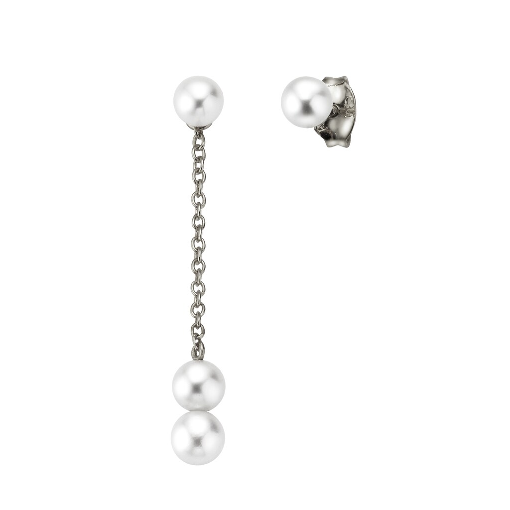 CAÏ Paar Ohrhänger »925/- Sterling Silber zweiteilig Süßwasserzuchtperlen«