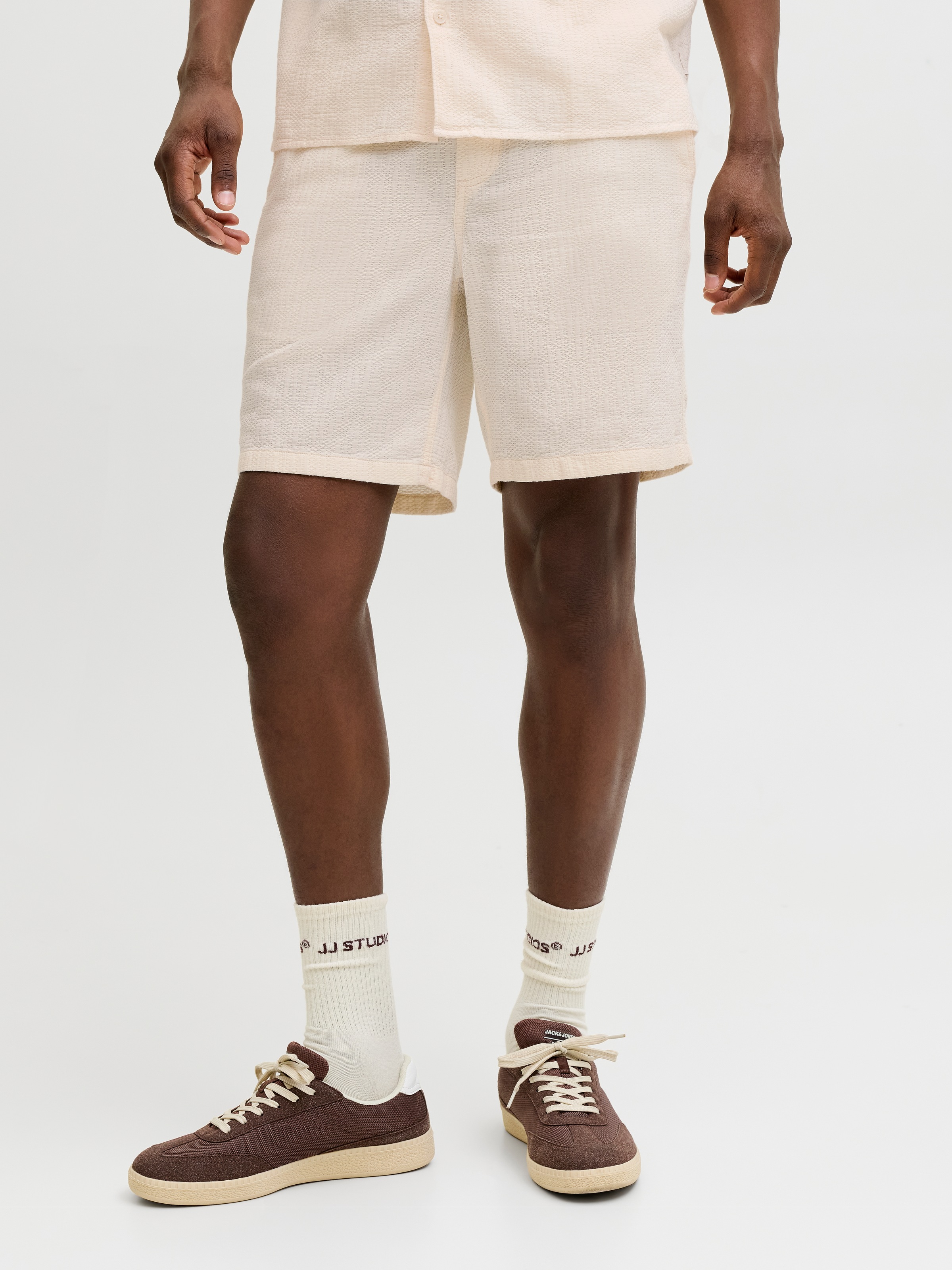 Jack & Jones Shorts "JPSTJAIDEN WAVY JOGGER SHORTS REG SN" Baumwolle, locke günstig online kaufen