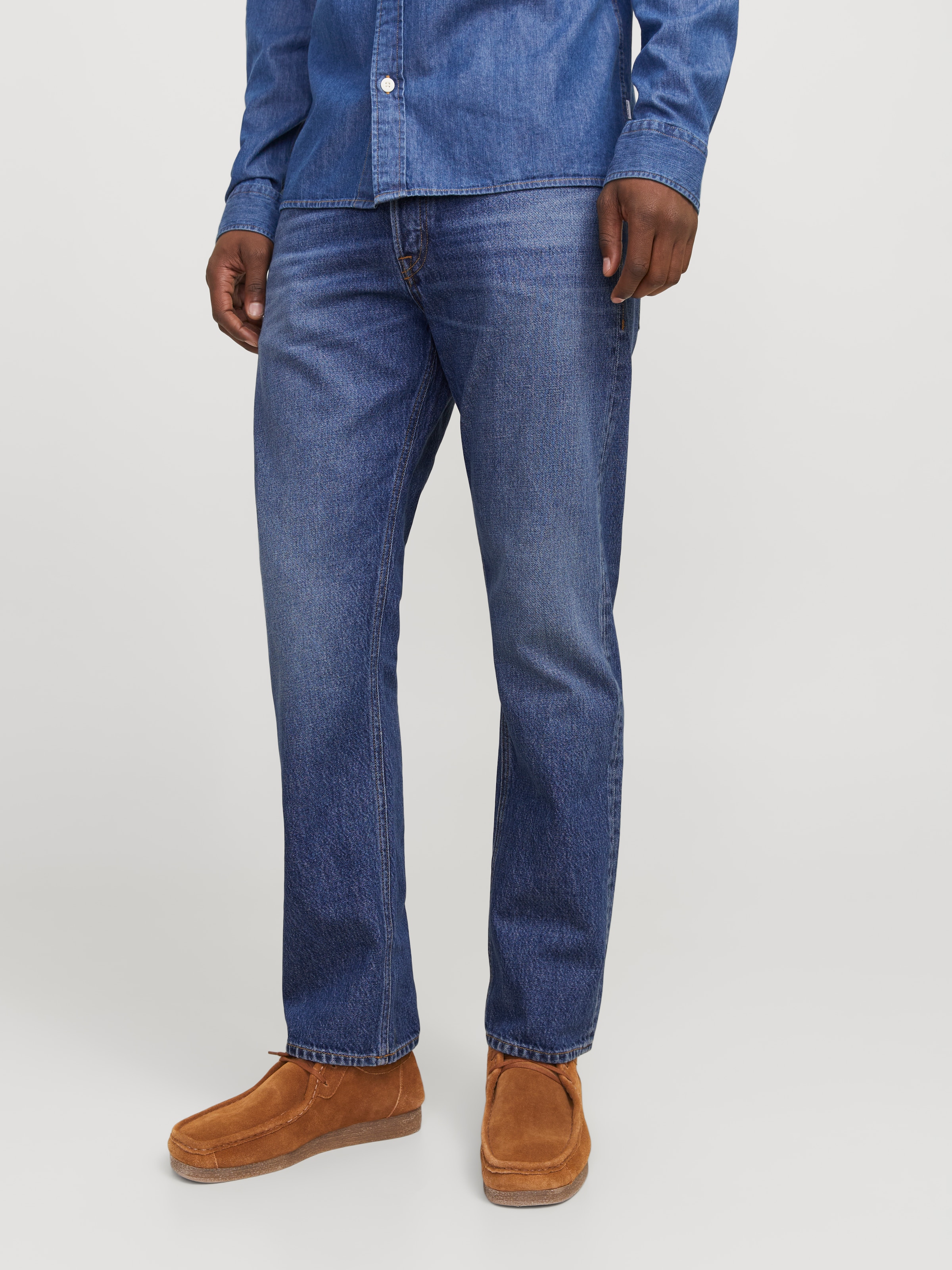 Jack & Jones Loose-fit-Jeans "JJICHRIS JJORIGINAL SBD 921 SN" Baumwolle, lo günstig online kaufen