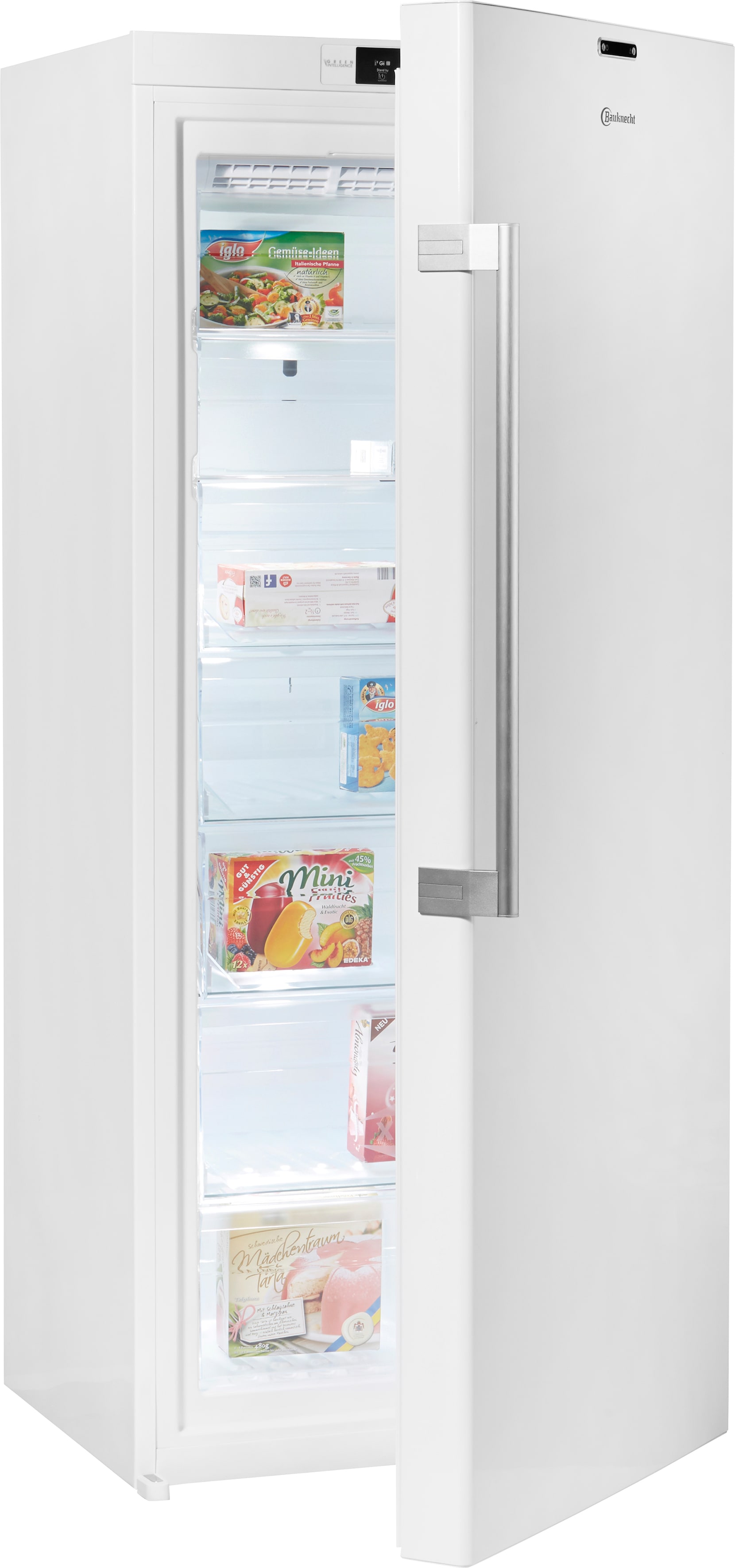 BAUKNECHT Gefrierschrank "GKN 272 A3+", B:71cm H:175cm T:76cm, silber, Gefrierschränke