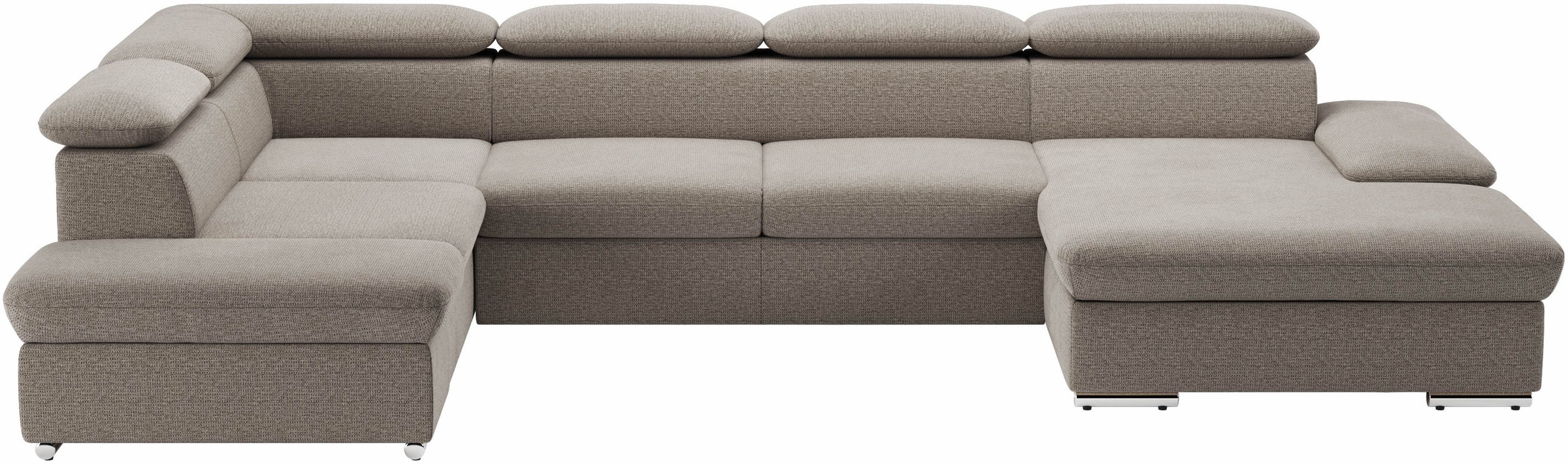 sit&more "Valantine U-Form, B: 349 cm" mit Arm- & Kopfteilverstellung, opti günstig online kaufen