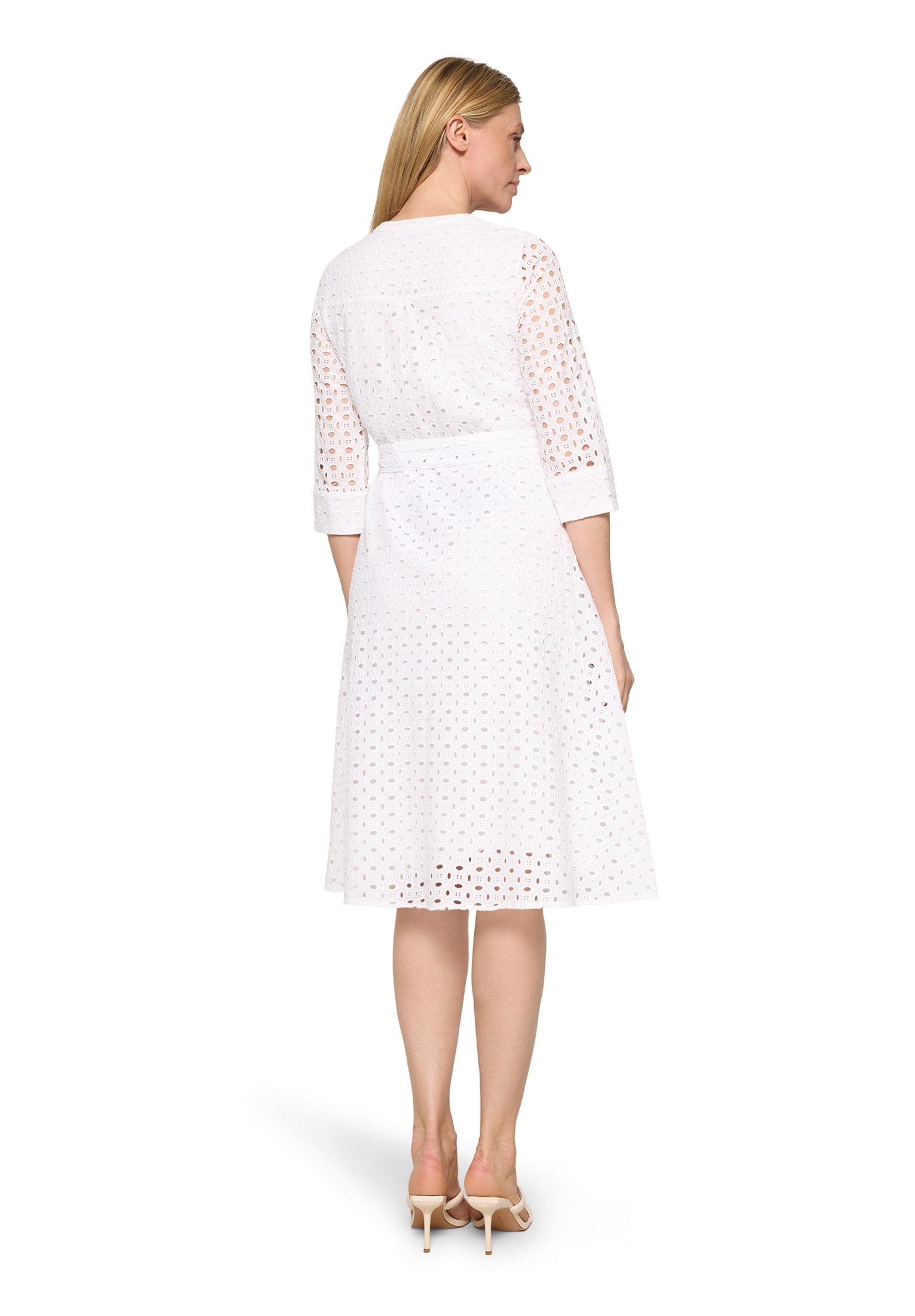 Betty&Co Hemdblusenkleid »Damen mit Bindegürtel« Nahttasche