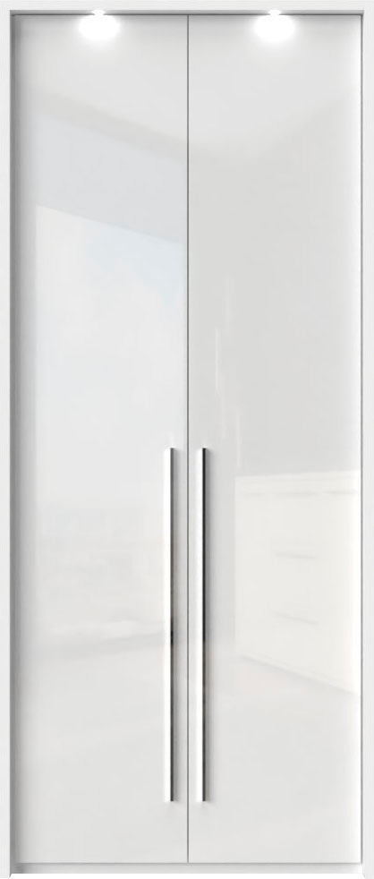 Places of Style Kleiderschrank »Piano«, UV lackiert, mit Beleuchtung, hochglänzend, Soft-Close Funktion