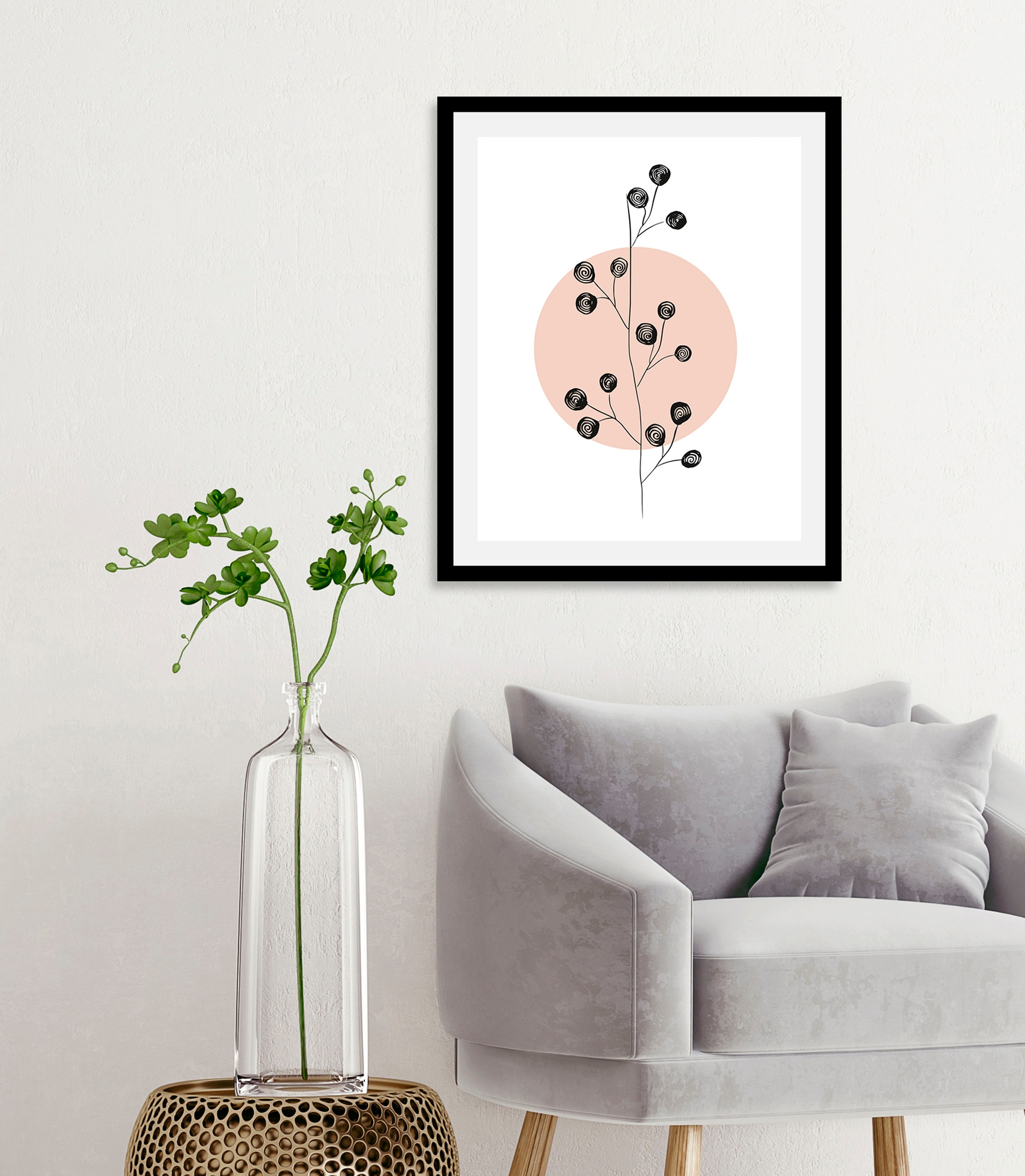 queence Bild "Hilma" 1 Stk. tlg. gerahmt günstig online kaufen