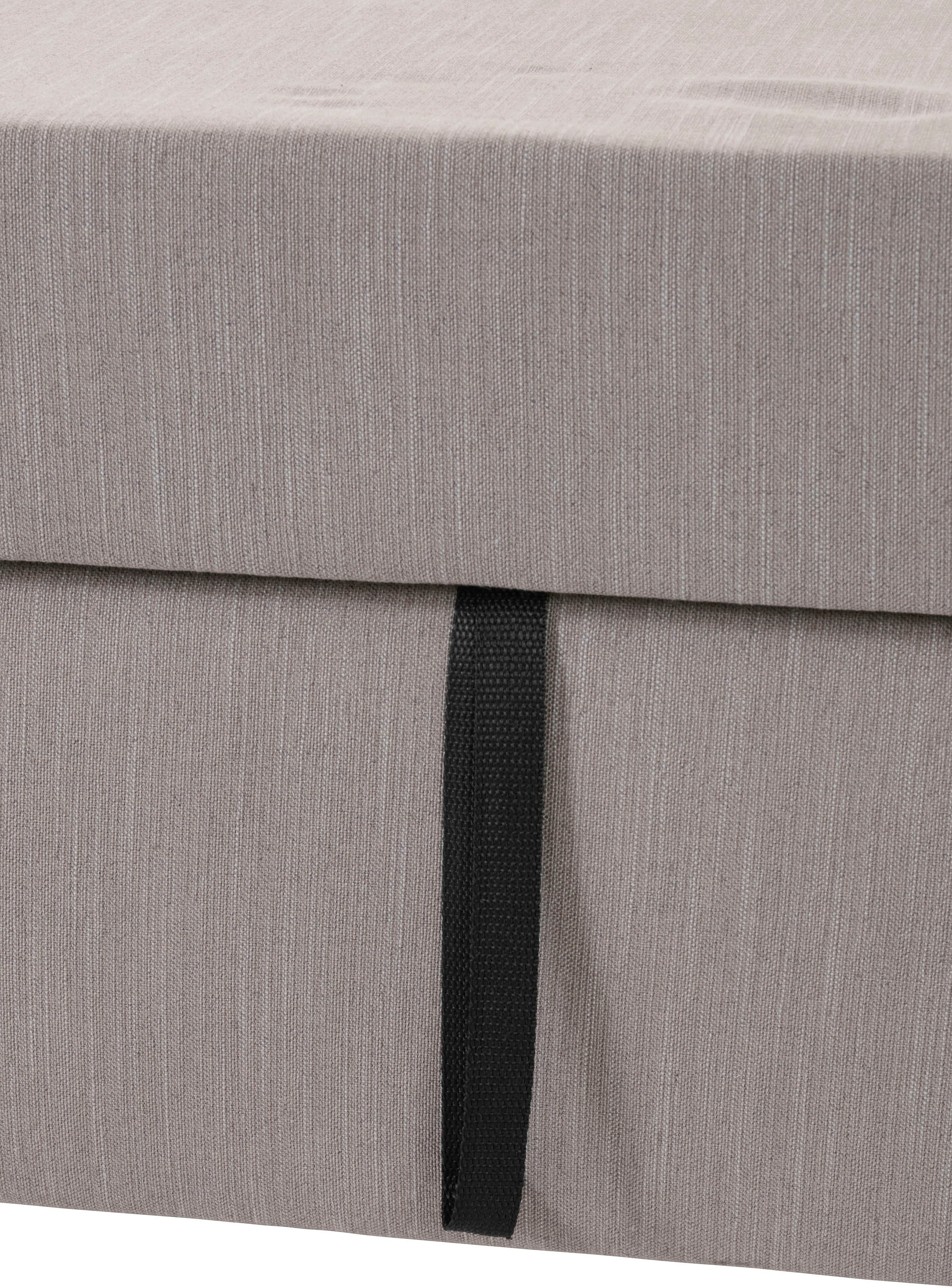 OTTO products Ecksofa »Grazzo L-Form«, hochwertige Stoffe aus recyceltem Material, Steppung im Sitzbereich