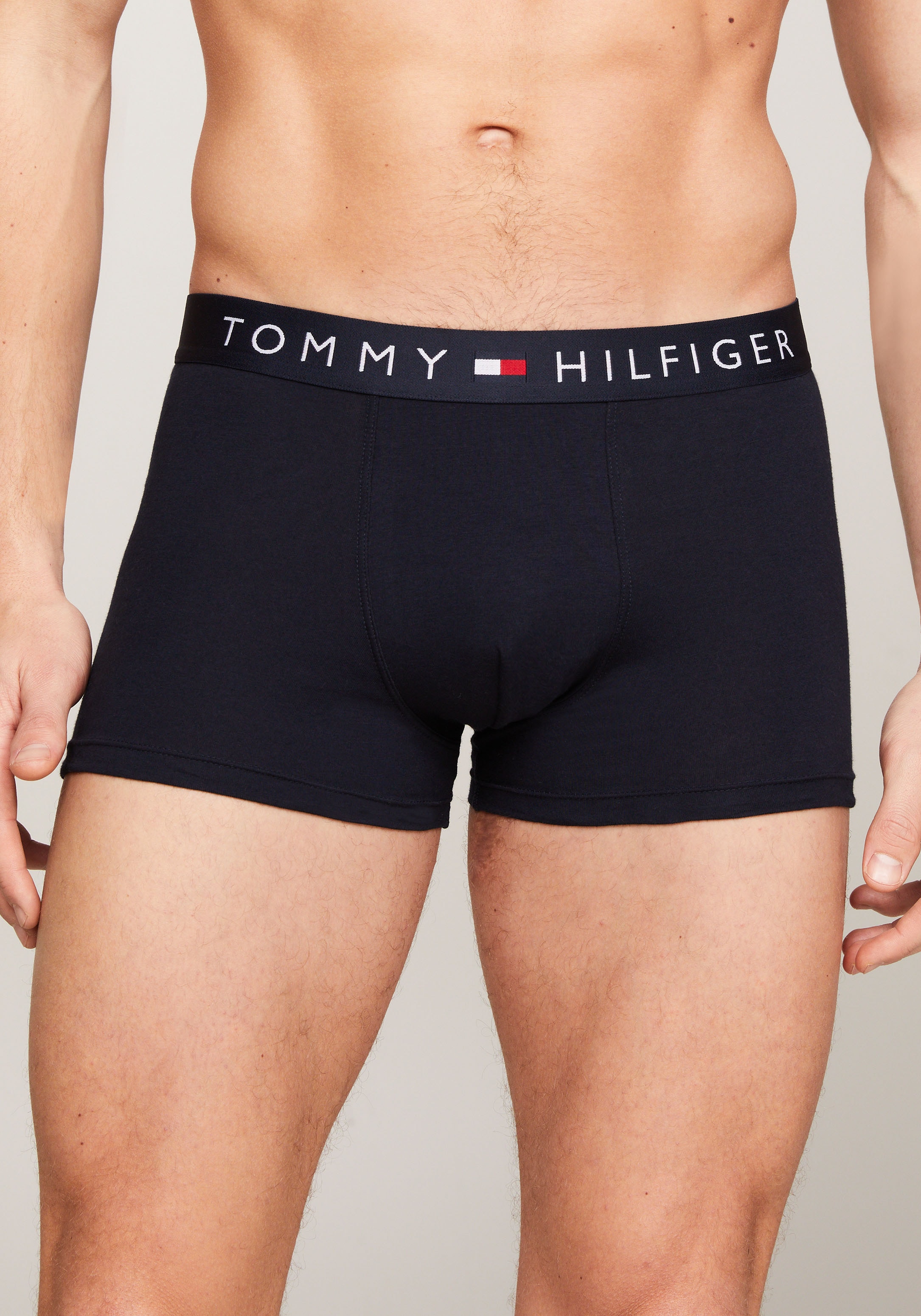 Tommy Hilfiger Underwear Trunk »3P TRUNK WB«, (Packung, 3 St., 3er), mit Logobund