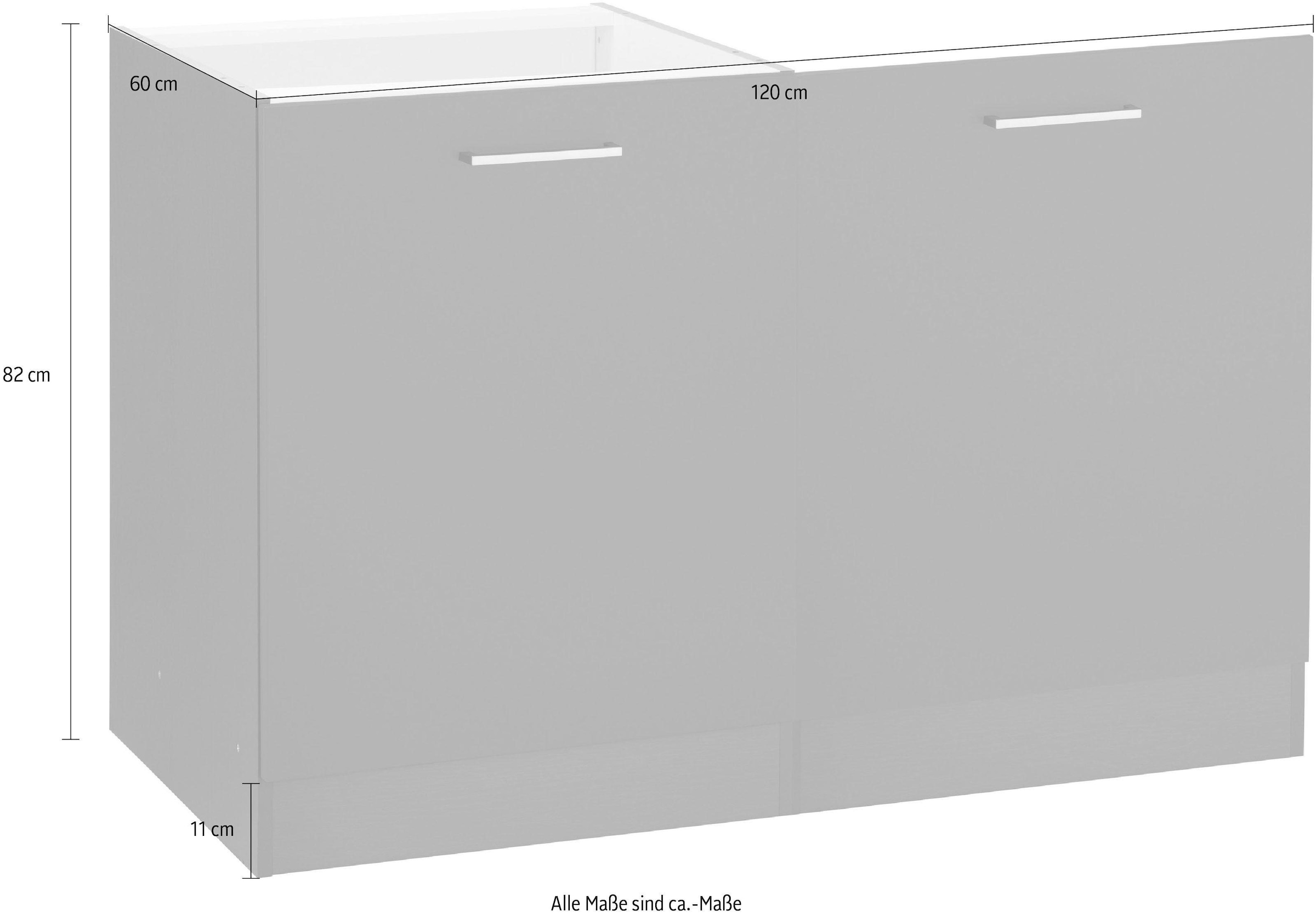 KOCHSTATION Spülenschrank »KS-Kehl« für Geschirrspülmaschine, ohne Arbeitsplatte