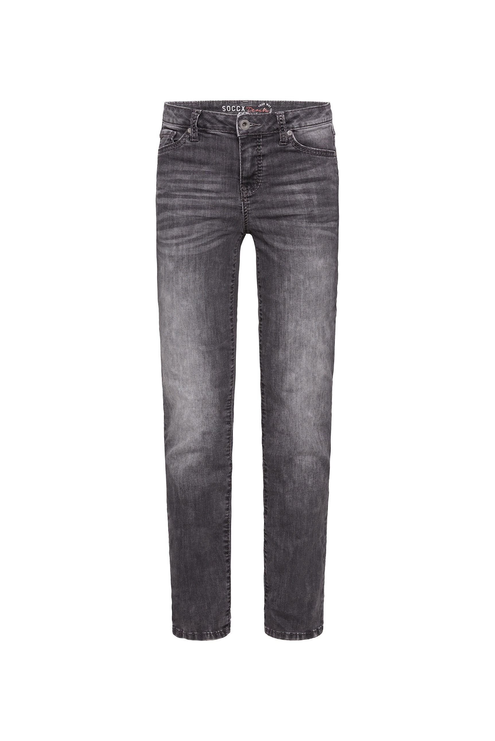 SOCCX Regular-fit-Jeans mit breiten Nähten günstig online kaufen