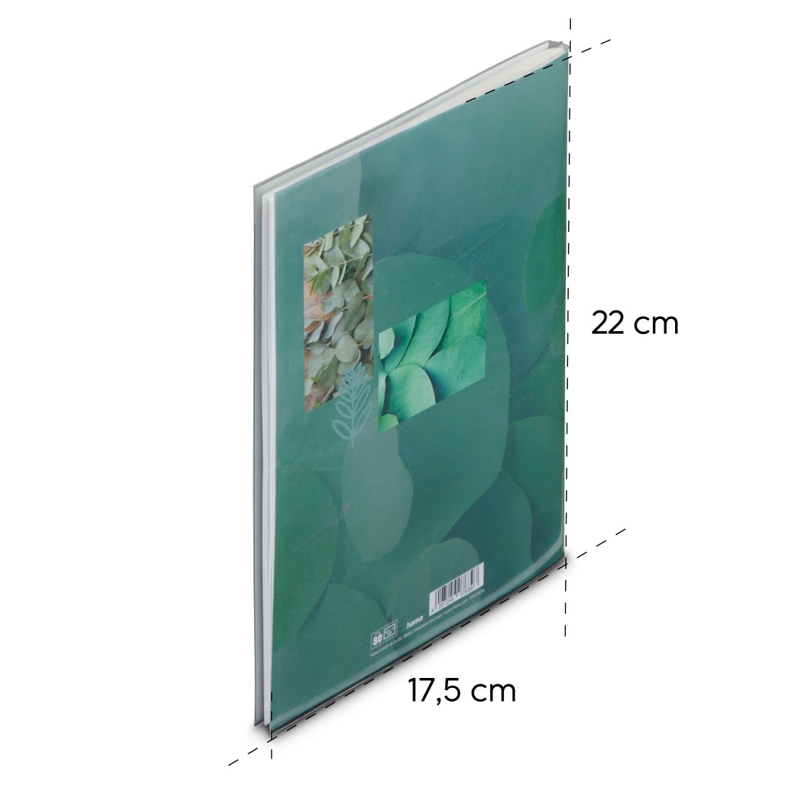 Hama Einsteck-Fotoalbum »Fotoalbum Softcover-Album "Singo II", für 80 Fotos 10x15cm, Leaves«