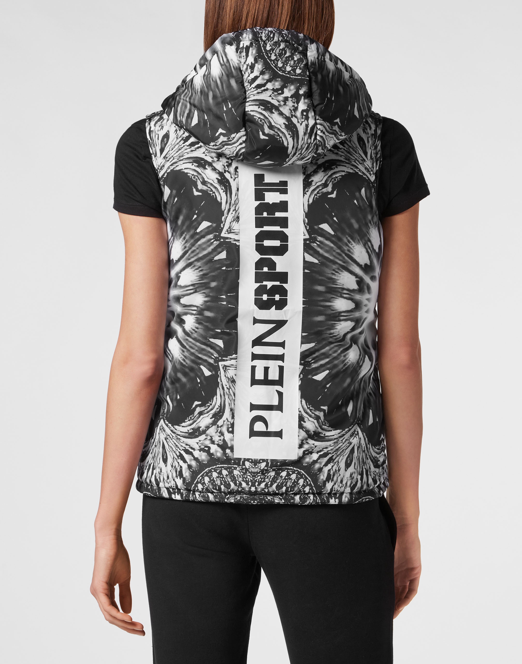 PLEIN SPORT Kurzweste »Optical Flower«