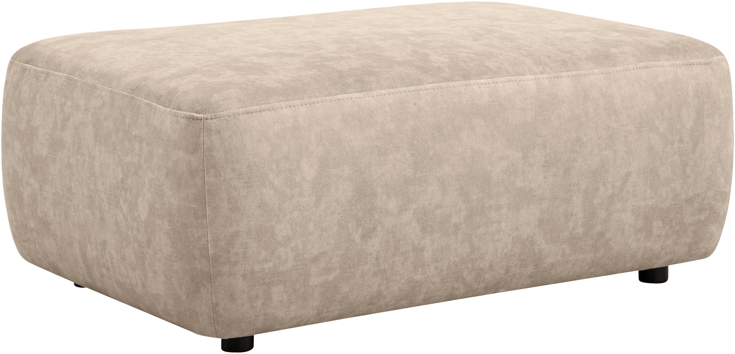 INOSIGN Polsterhocker "Torge, Hocker in Cord, Samtvelours oder Struktur", p günstig online kaufen