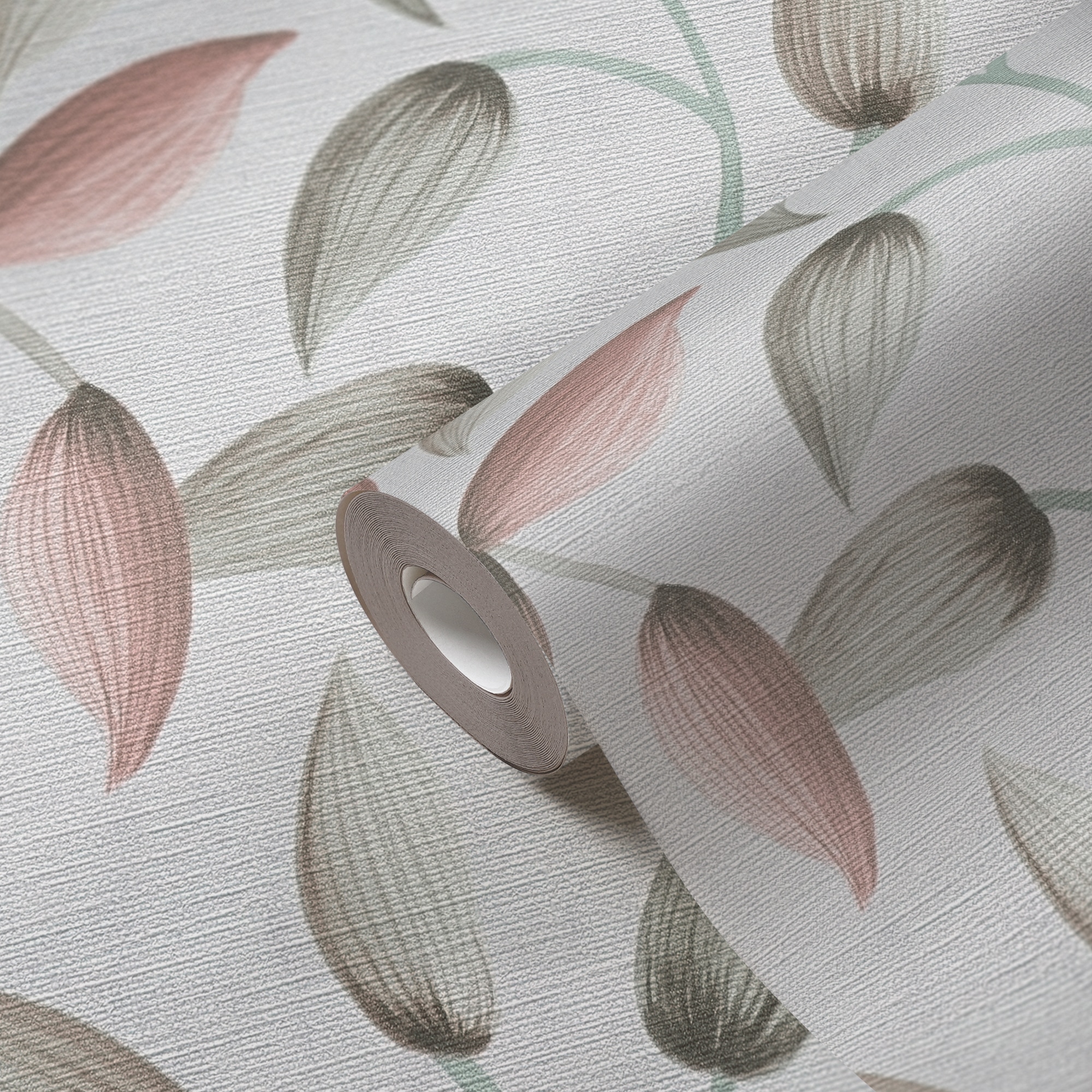 A.S. Création Vliestapete »PintWalls II Blätterranken Tapete Mustertapete Blätter Natur«, matt, Vliestapete floral für Schlafzimmer Küche Wohnzimmer Blätterranke Flur