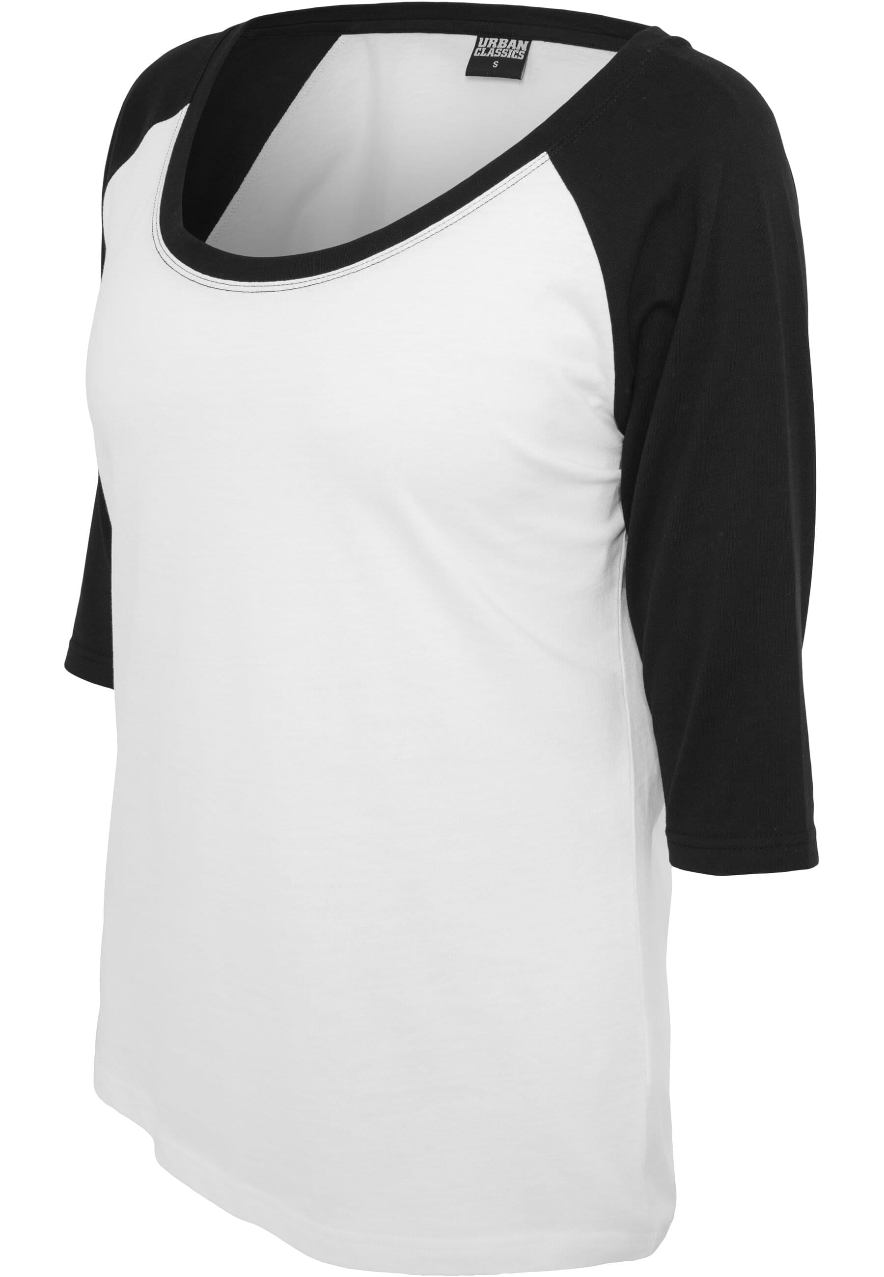 URBAN CLASSICS T-Shirt »Damen Ladies 3/4 Contrast Raglan Tee«, (1 tlg.)  online kaufen | BAUR
