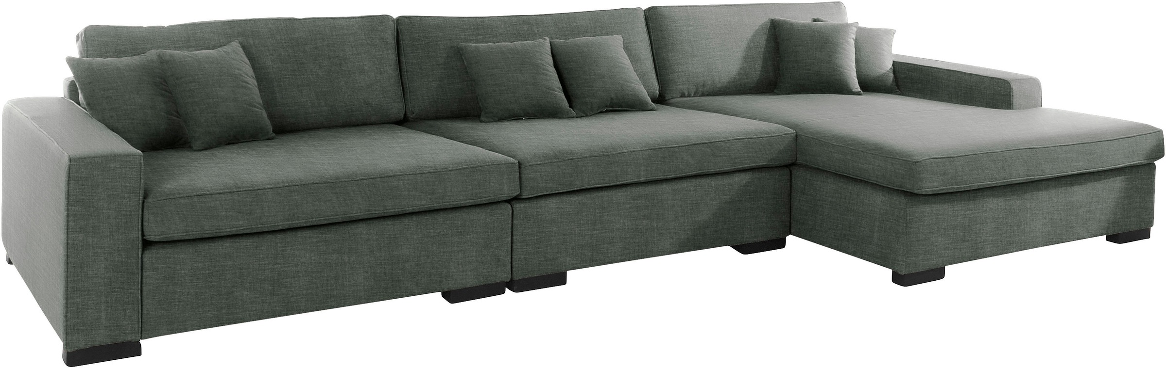 Thumbnail - Home affaire Sofa-Eckelement "Skara XXL L-Form" Lounge-Sofa XXL mit Federkern-Polsterung, in vielen Bezugsvarianten