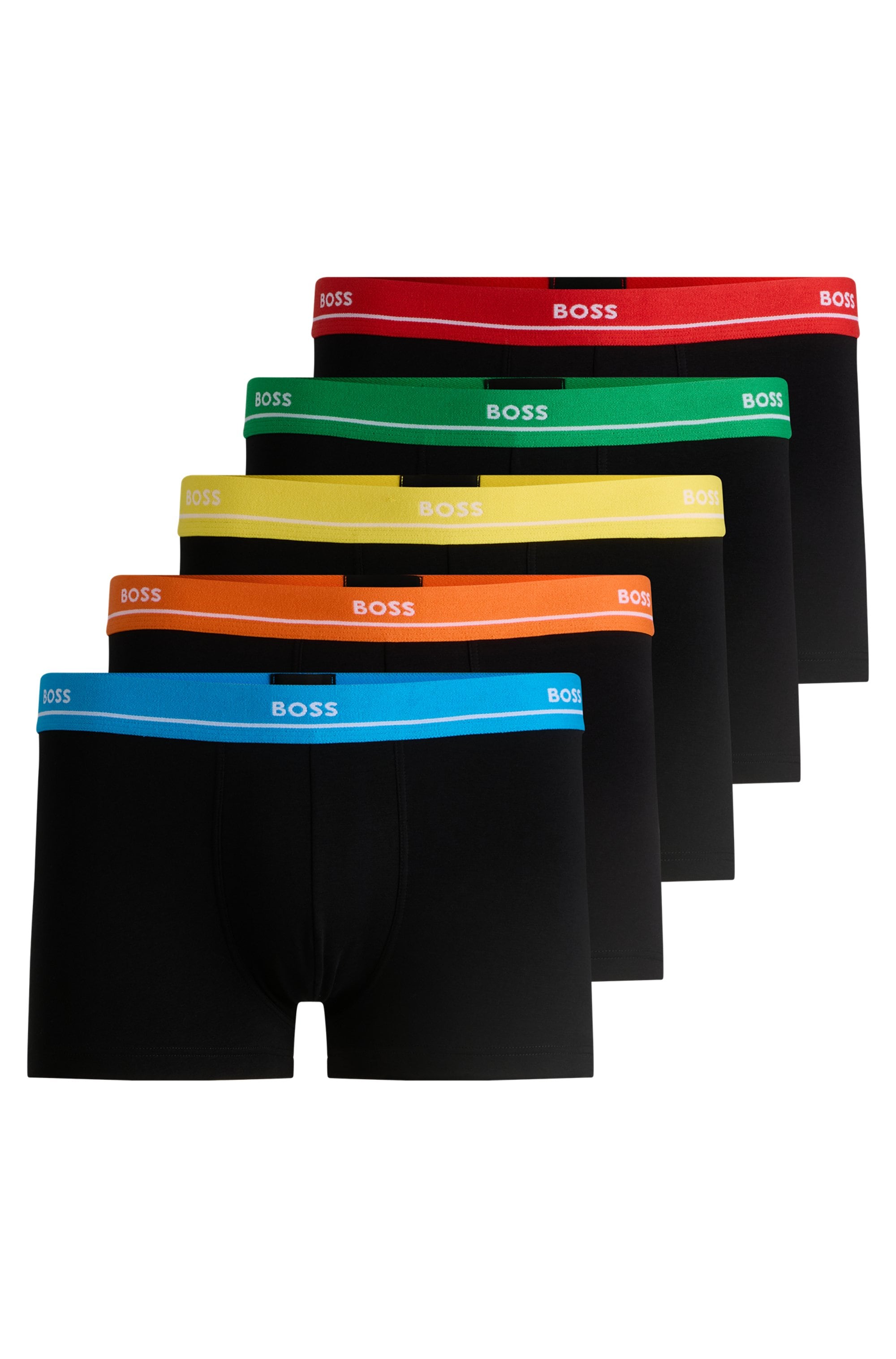 BOSS Boxershorts, (Packung, 5 St., 5er-Pack), mit Logoschriftzug günstig online kaufen