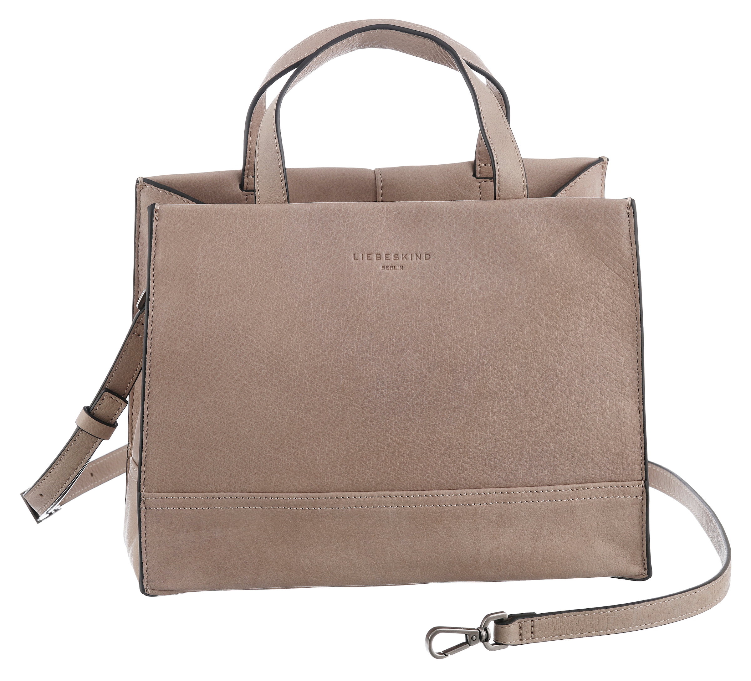 Henkeltasche »Satchel M LOU 2 3D LEATHER«, Schultertasche Handtasche Damen Umhängetasche