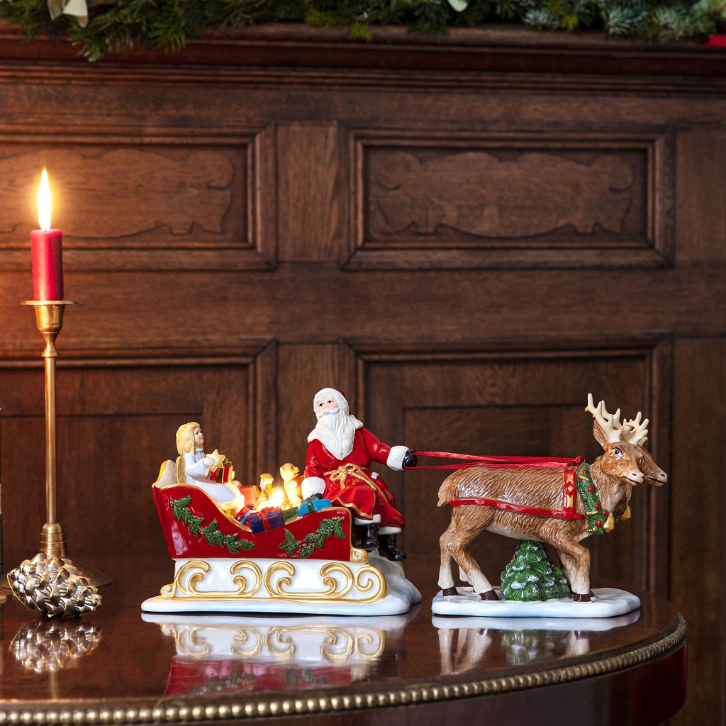 Villeroy & Boch Weihnachtsfigur »Dekofigur Schlitten Nostalgie Christmas Toys bunt«