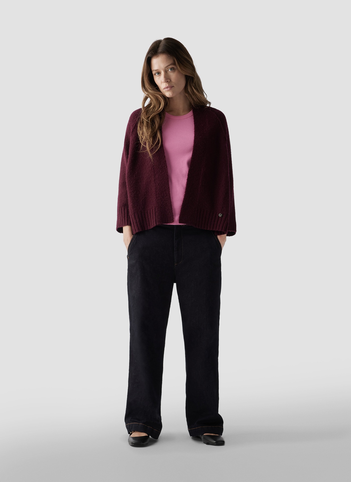 LeComte Strickjacke »LeComte Verschlussloser eleganter Strick-Cardigan«