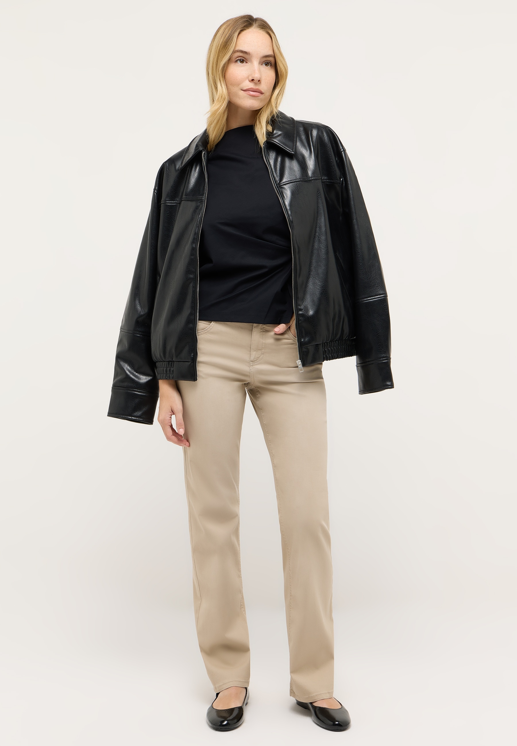 ANGELS Straight-Jeans »Lara« Wide Leg