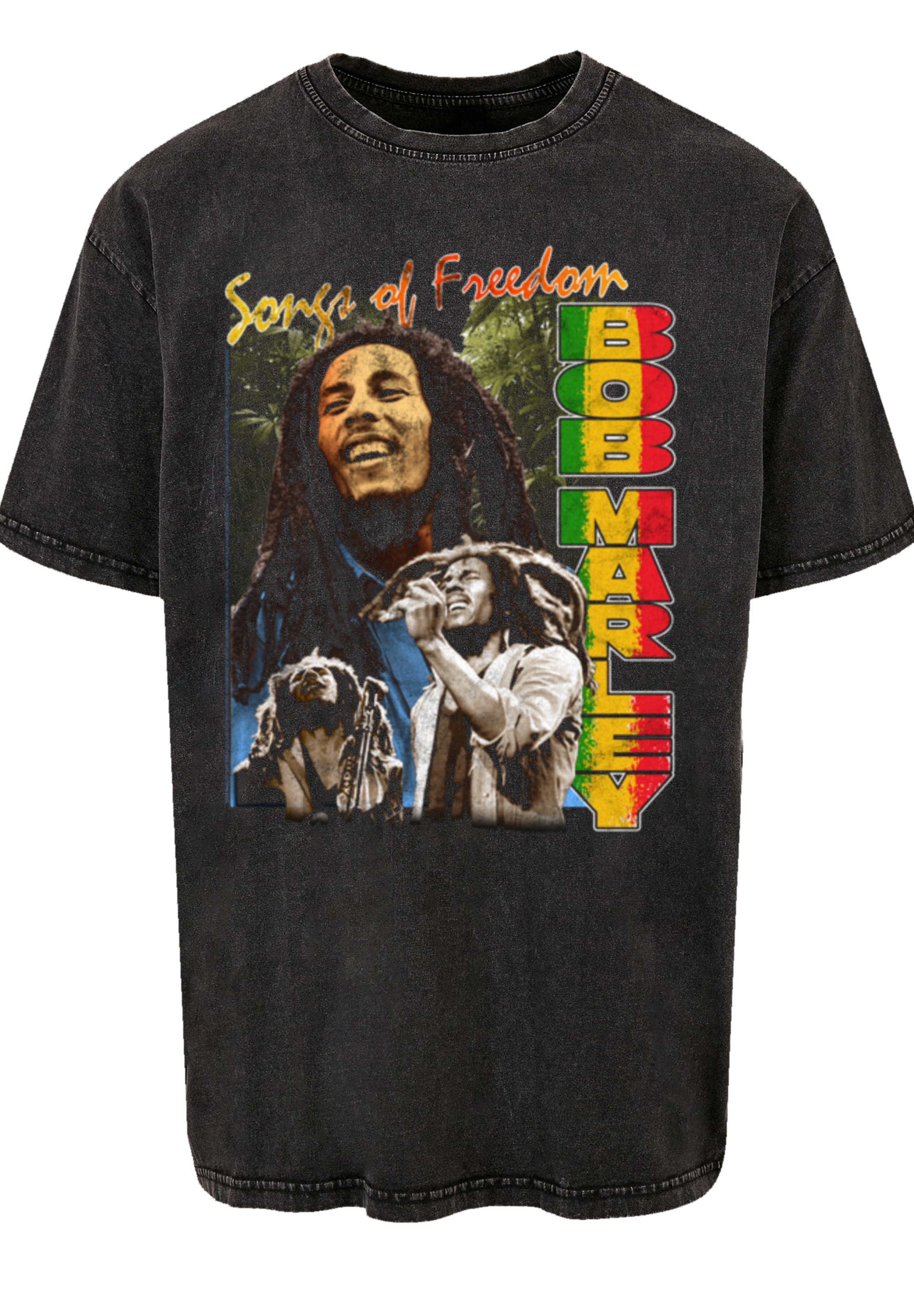 F4NT4STIC T-Shirt "Bob Marley Freedom Vintage Reggae Music", Premium Qualit günstig online kaufen